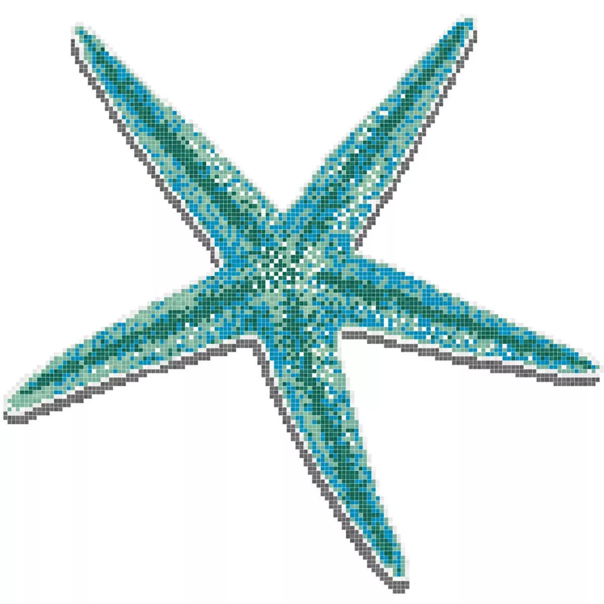 Glas Pool Schwimmbad Mosaikfliesen Trend-Vi Aquatica Stella