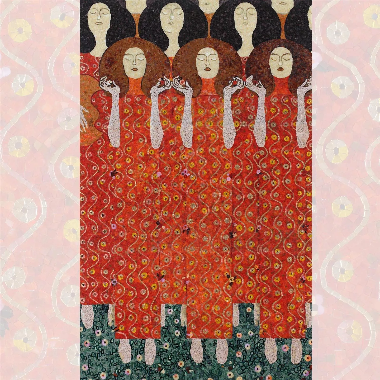 Glas Mosaik Bild Singers 160,5x263cm