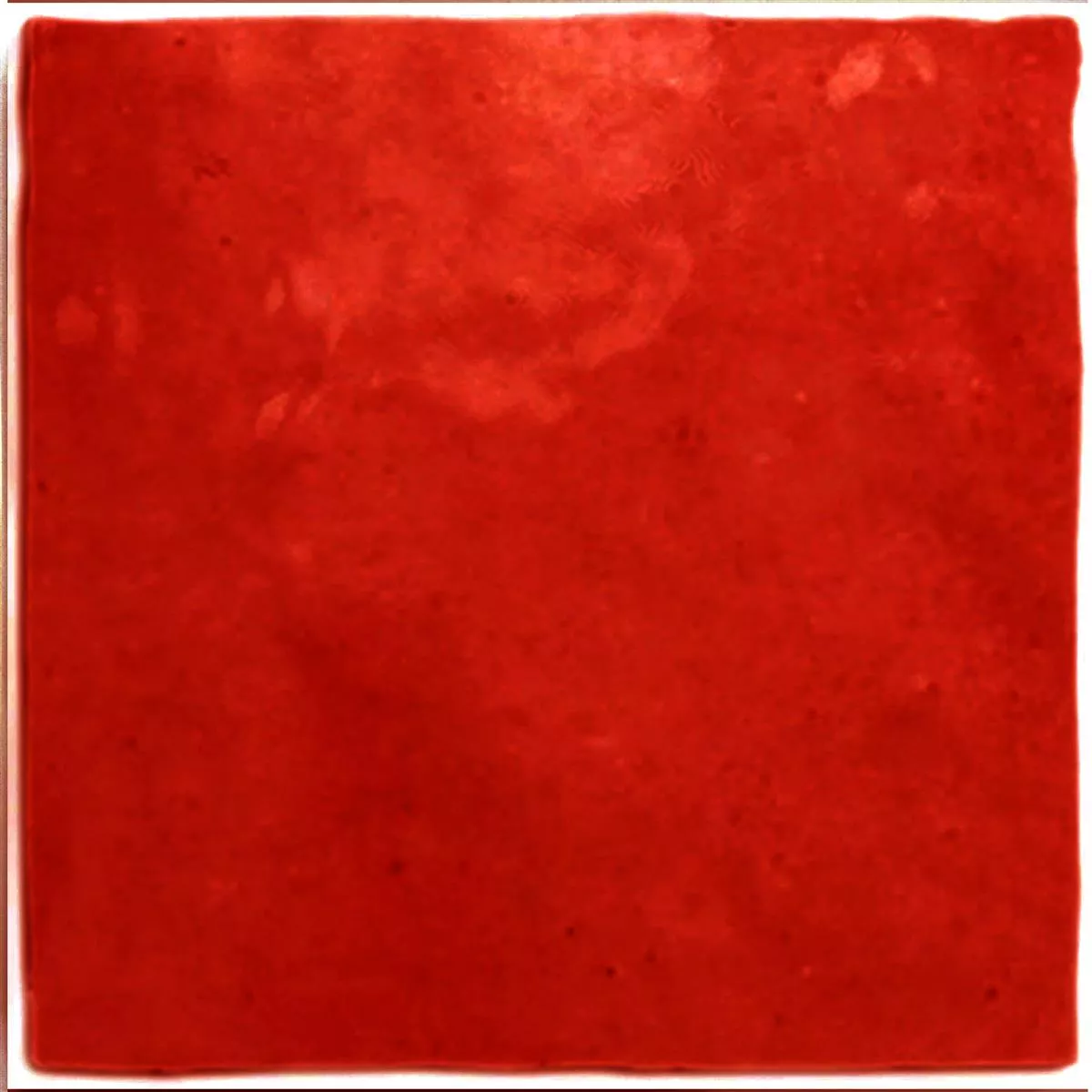 Wandfliese Rebecca Gewellt Rot 16,2x16,2cm