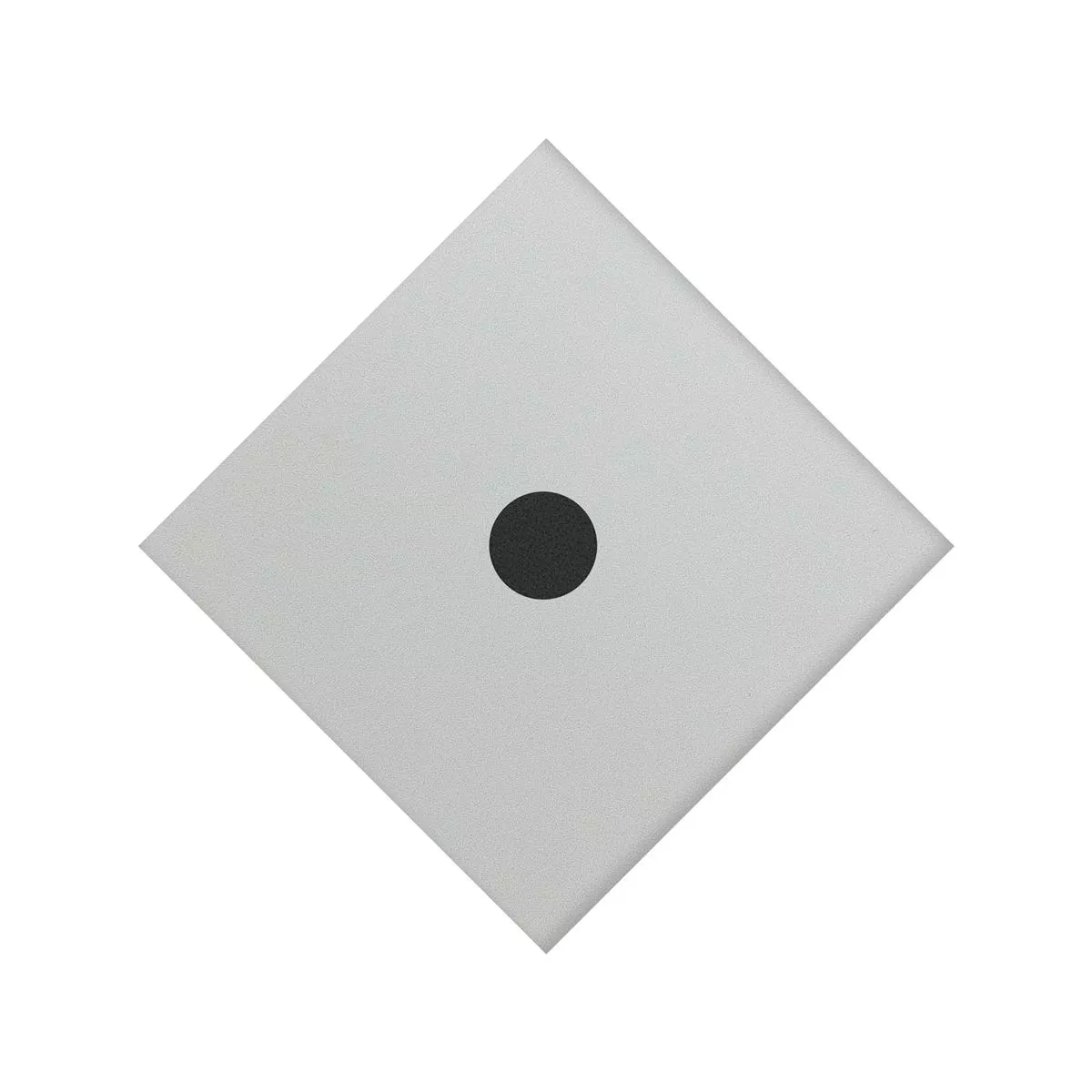 Grès Cérame Pleine Masse Carrelage Genexia Noir Blanc Decor 3 Rosone  4,6x4,6cm