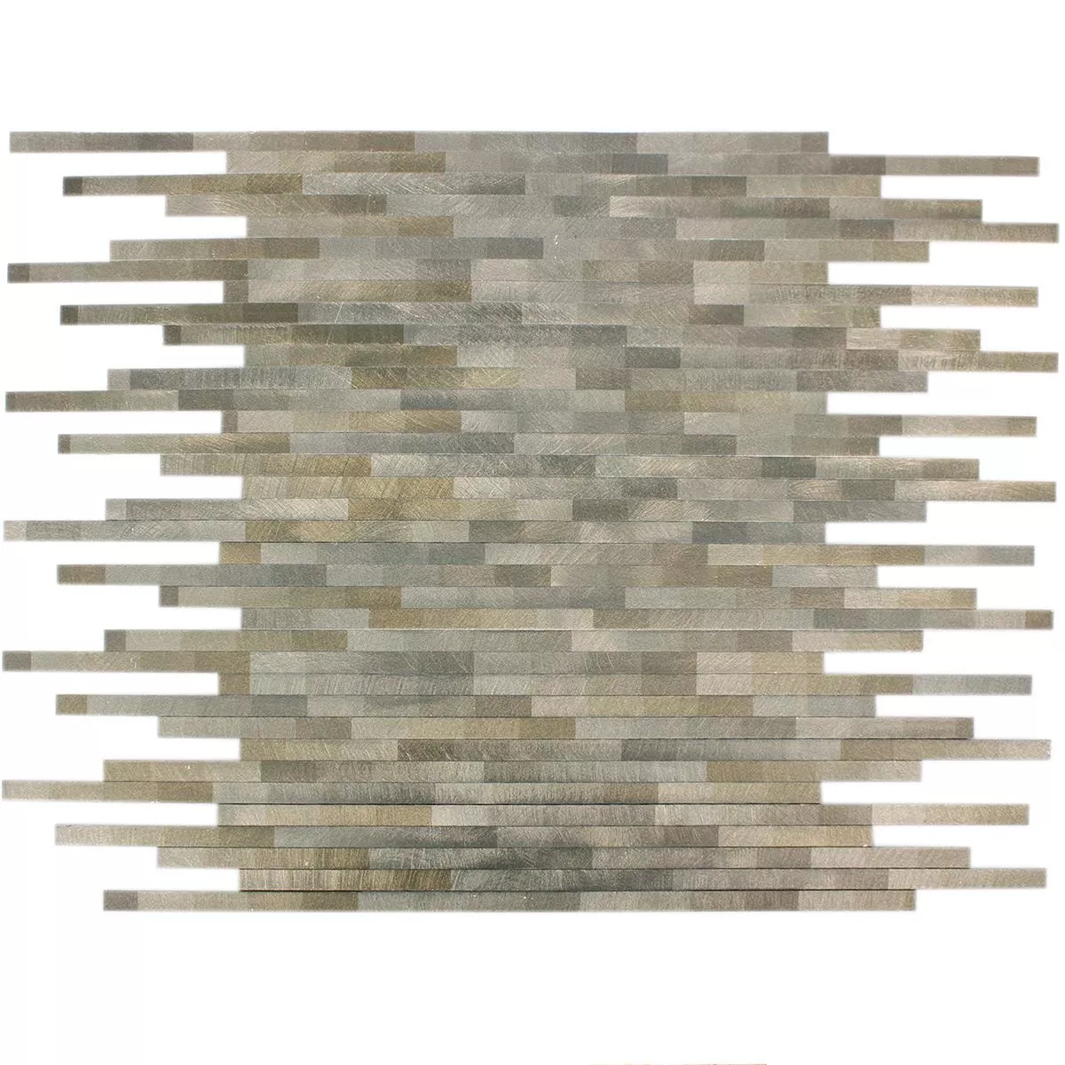 Mosaico Alluminio Wishbone Marrone Beige