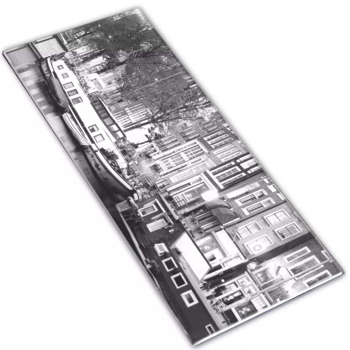 Amsterdam Dekor Glas Effekt Fliese 20x50cm