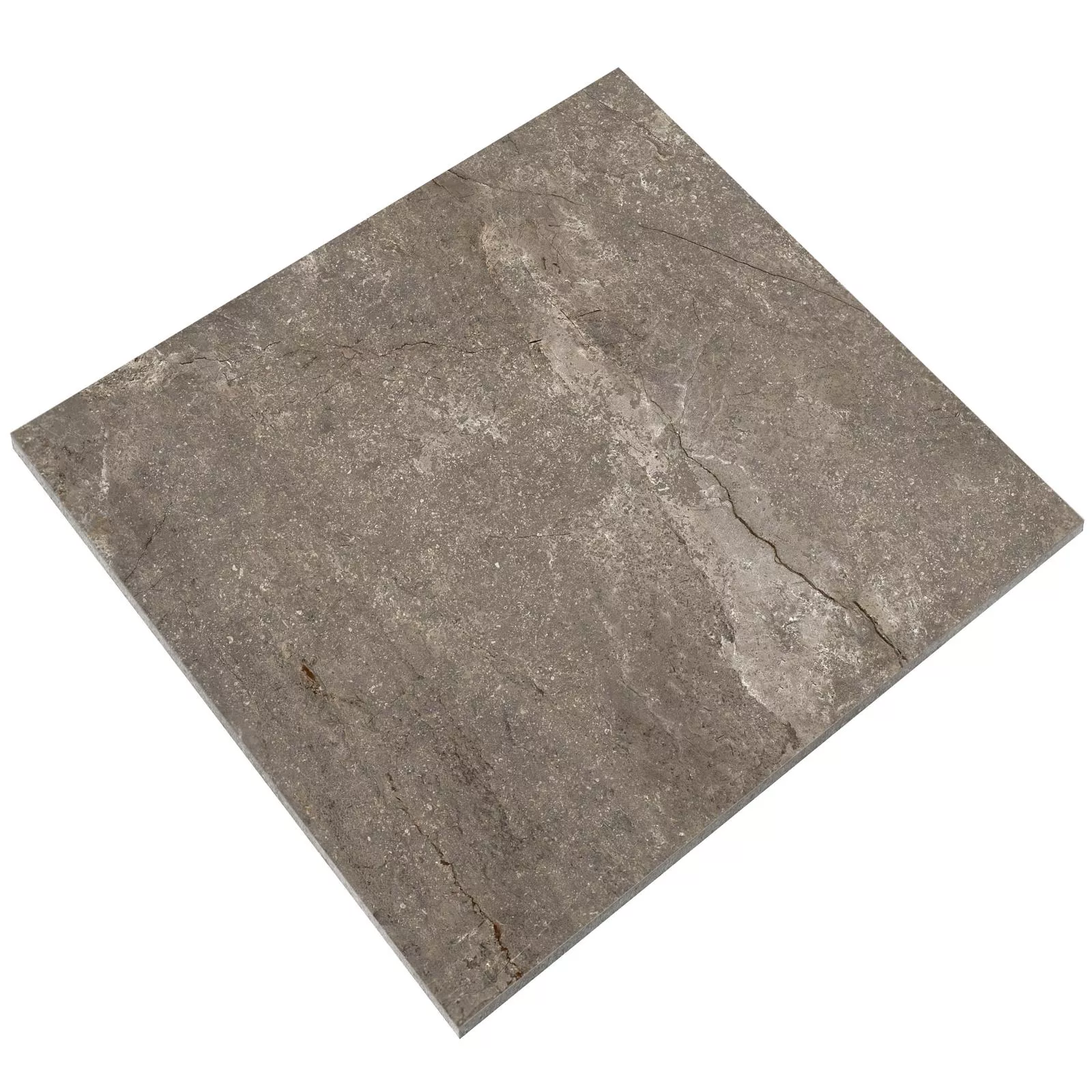 Campione Piastrelle Noiron Opaco Lucidato Mocca 60x60cm