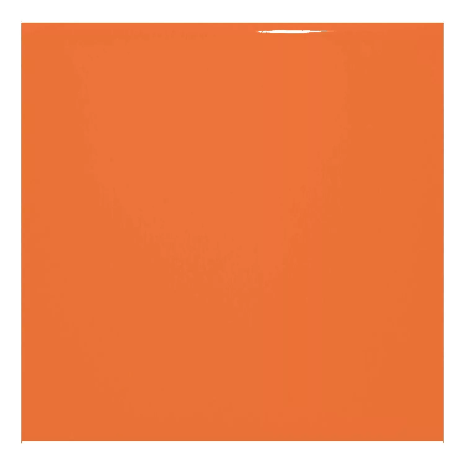 Carrelage métro Orange Brillant 10x10 cm Sans Facette Freyburg Naranja