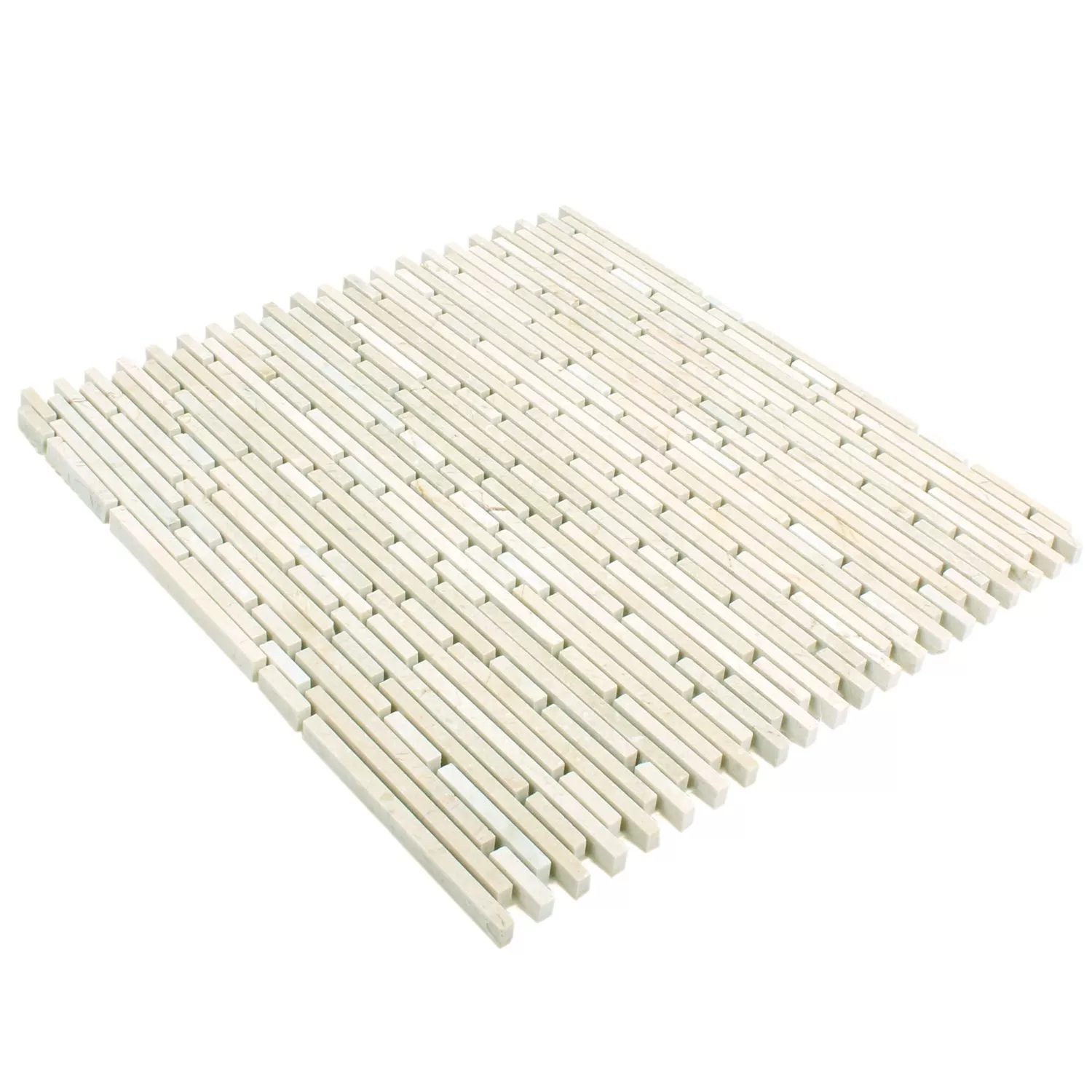 Échantillon Mosaïque Carrelage Marbre Superslim Biancone