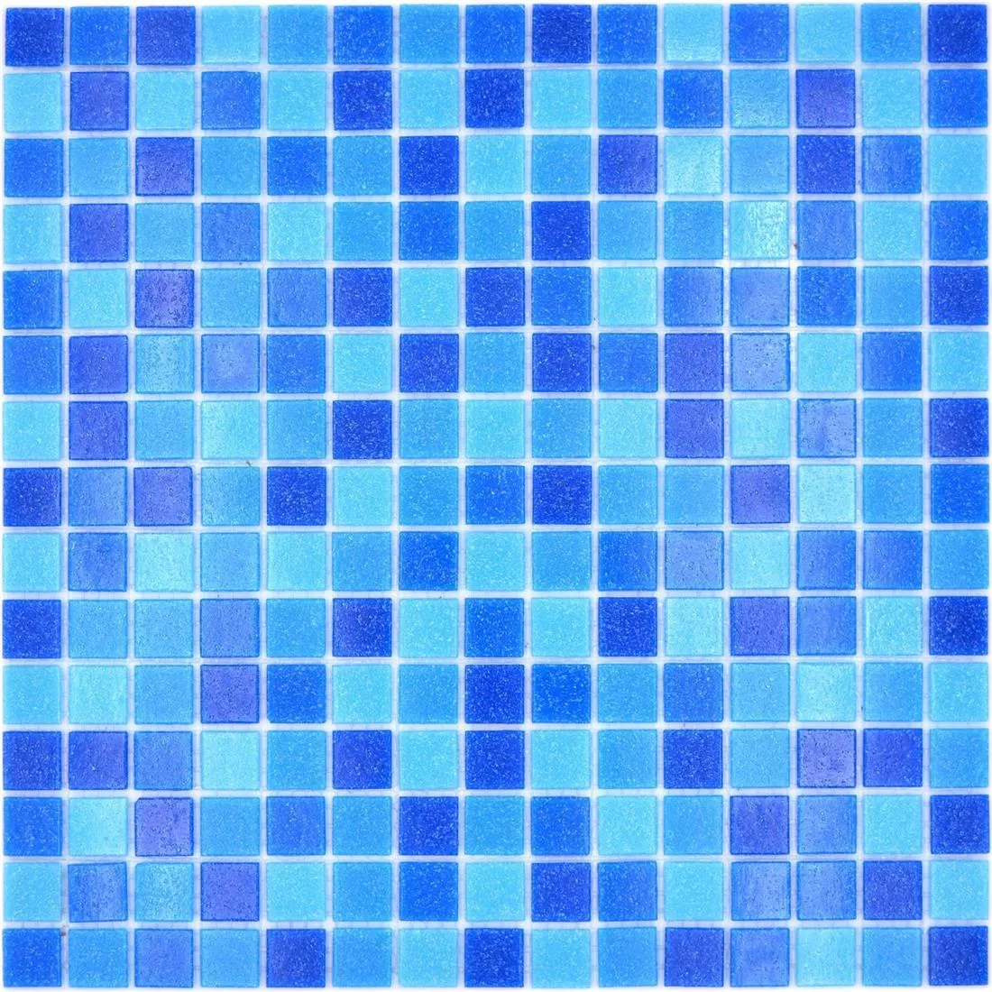 Piscina Mosaico North Sea Blu Blu Chiaro Mix