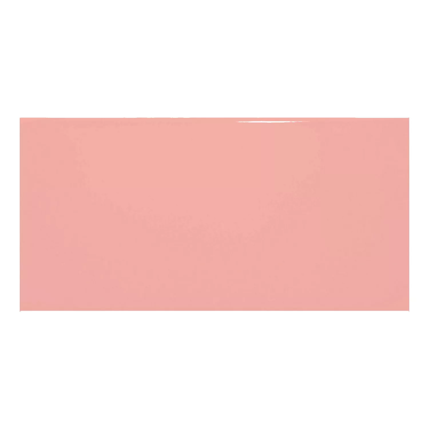 Metrofliese Rosa Glänzend 10x20 cm Ohne Facette Avebury Rosa
