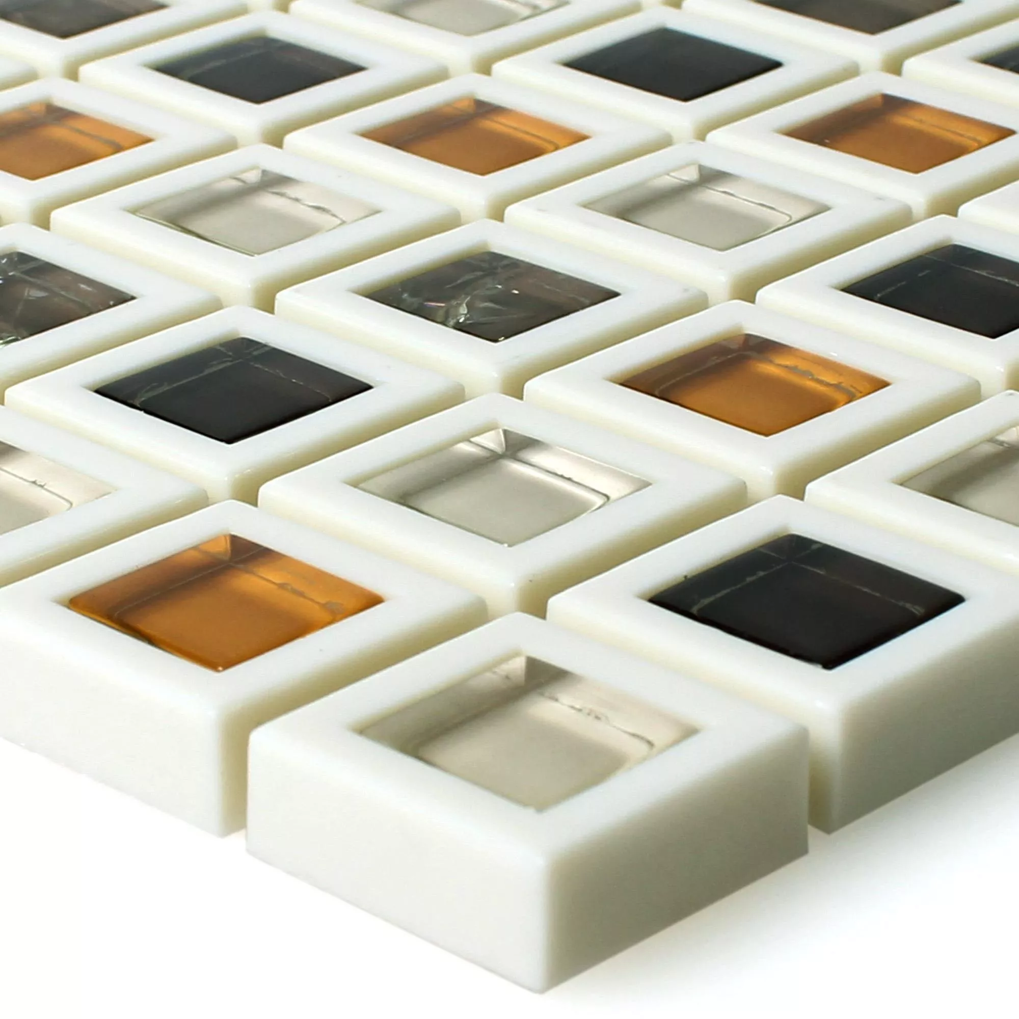 Glas Kunststoff Mosaik Anatolia Braun Glas Kunststoff Mosaik Anatolia Braun