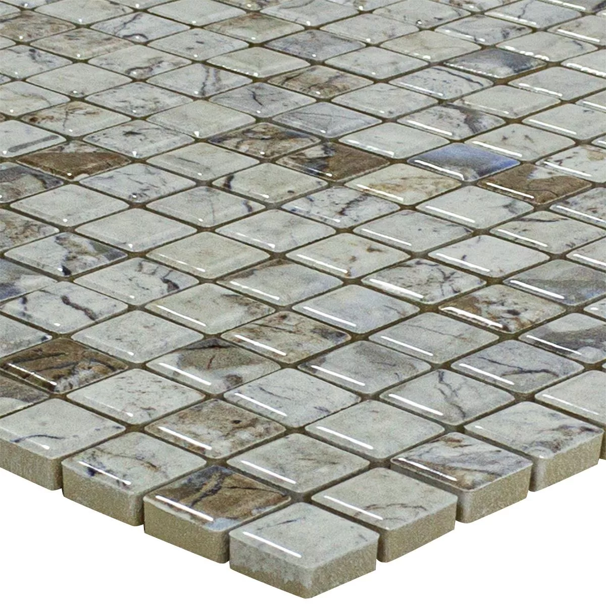 Keramikmosaik Fliesen Elysium Marmoroptik Beige 12 Keramikmosaik Fliesen Elysium Marmoroptik Beige 12