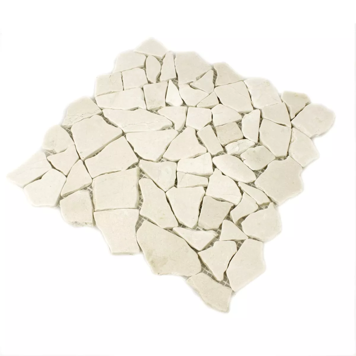 Muster von Mosaikfliesen Marmor Bruch Botticino