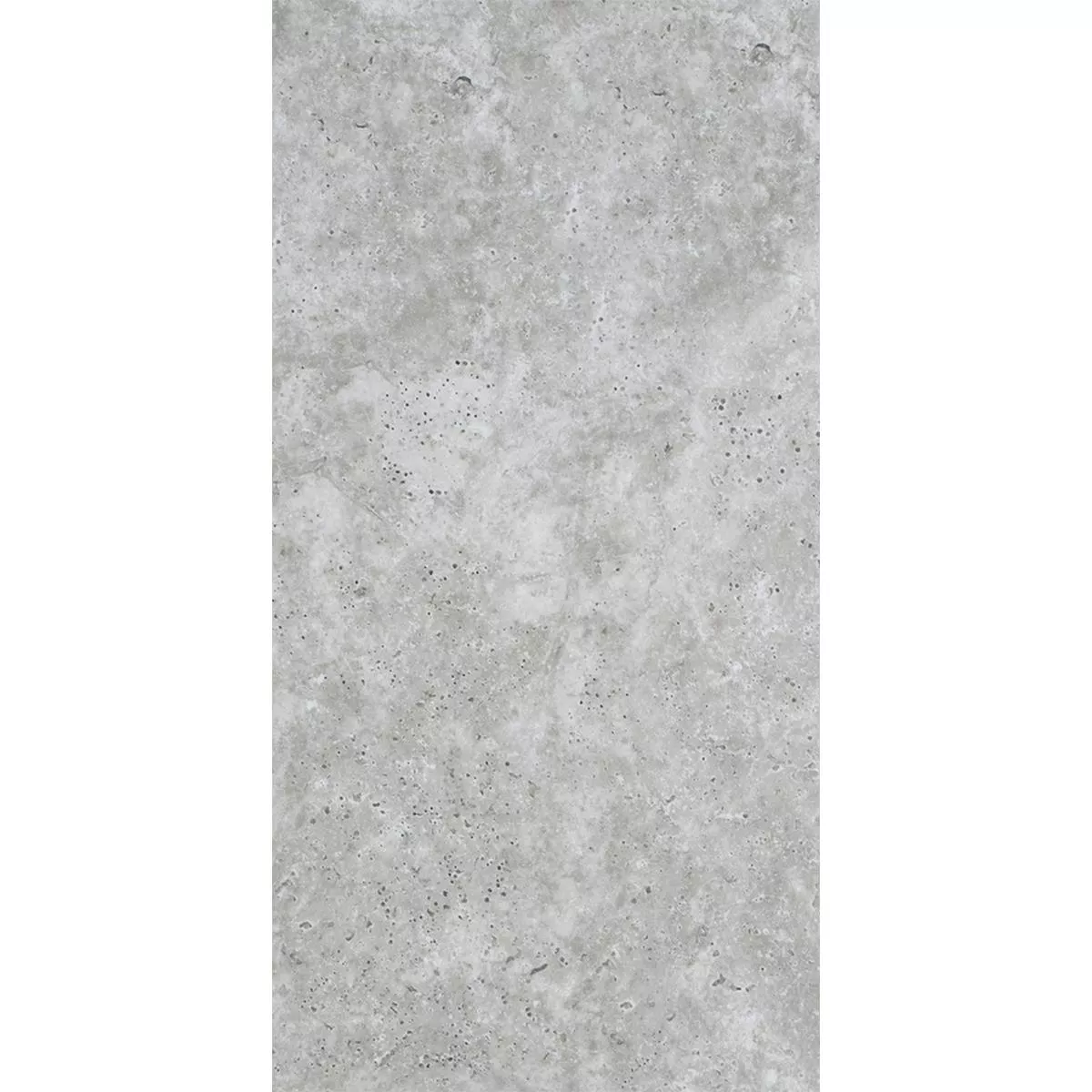 Muster von Terrassenplatten Feinsteinzeug Osborne Silber 60x90x2 cm