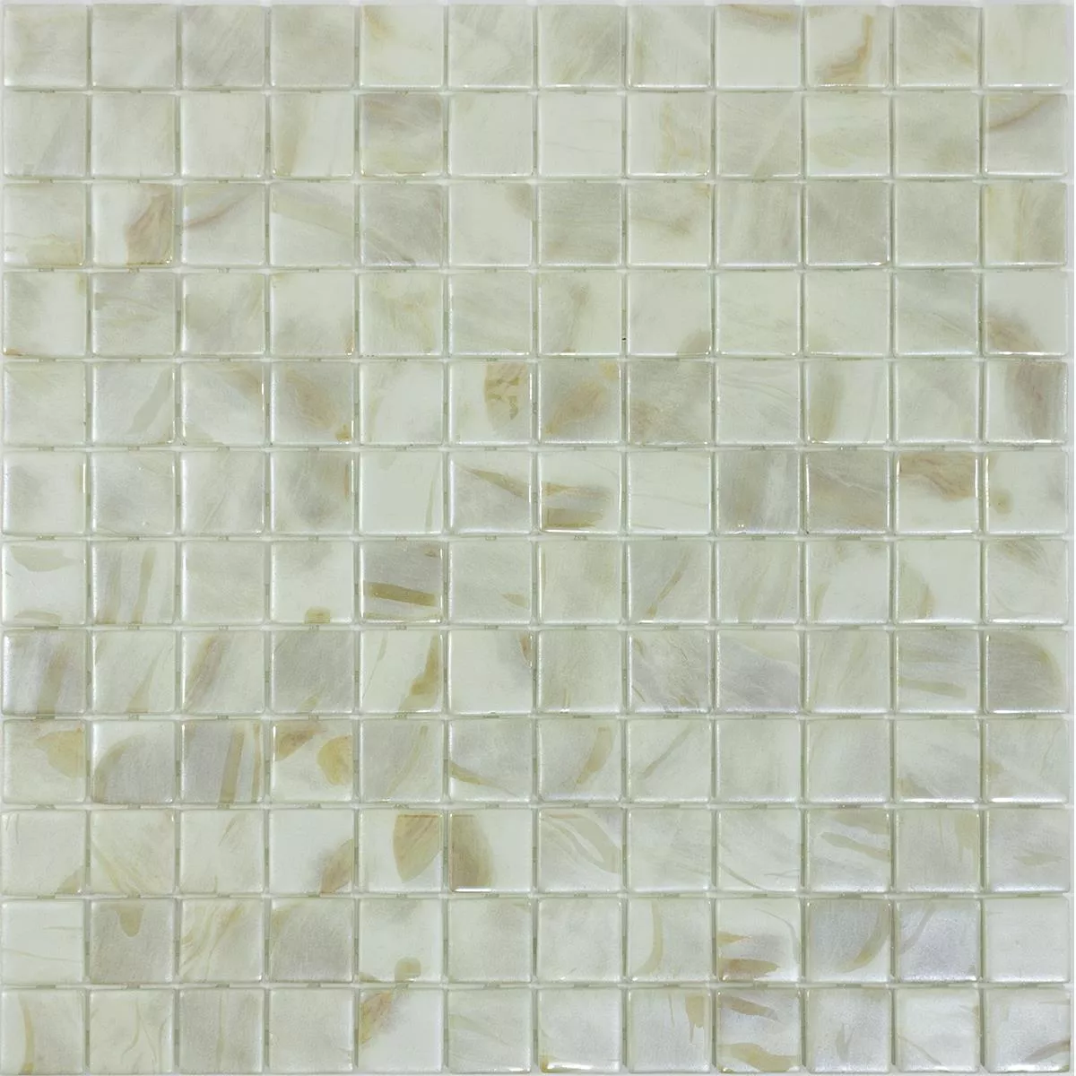 Vetro Piscina Mosaico Alassio Beige 25