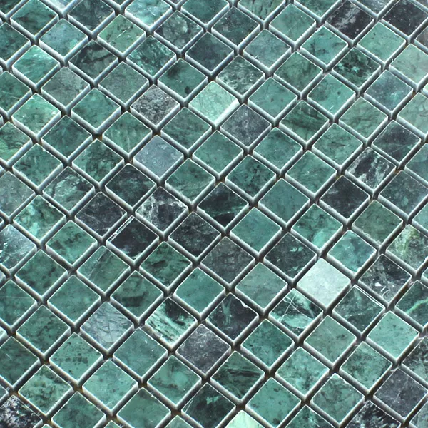 Mosaico Marmo Verde Lucidato