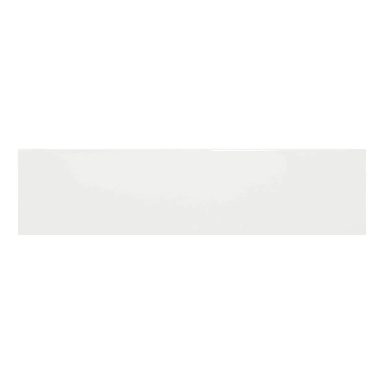 Carrelage métro Blanc Brillant 7,5x30 cm Sans Facette Swissland Blanco