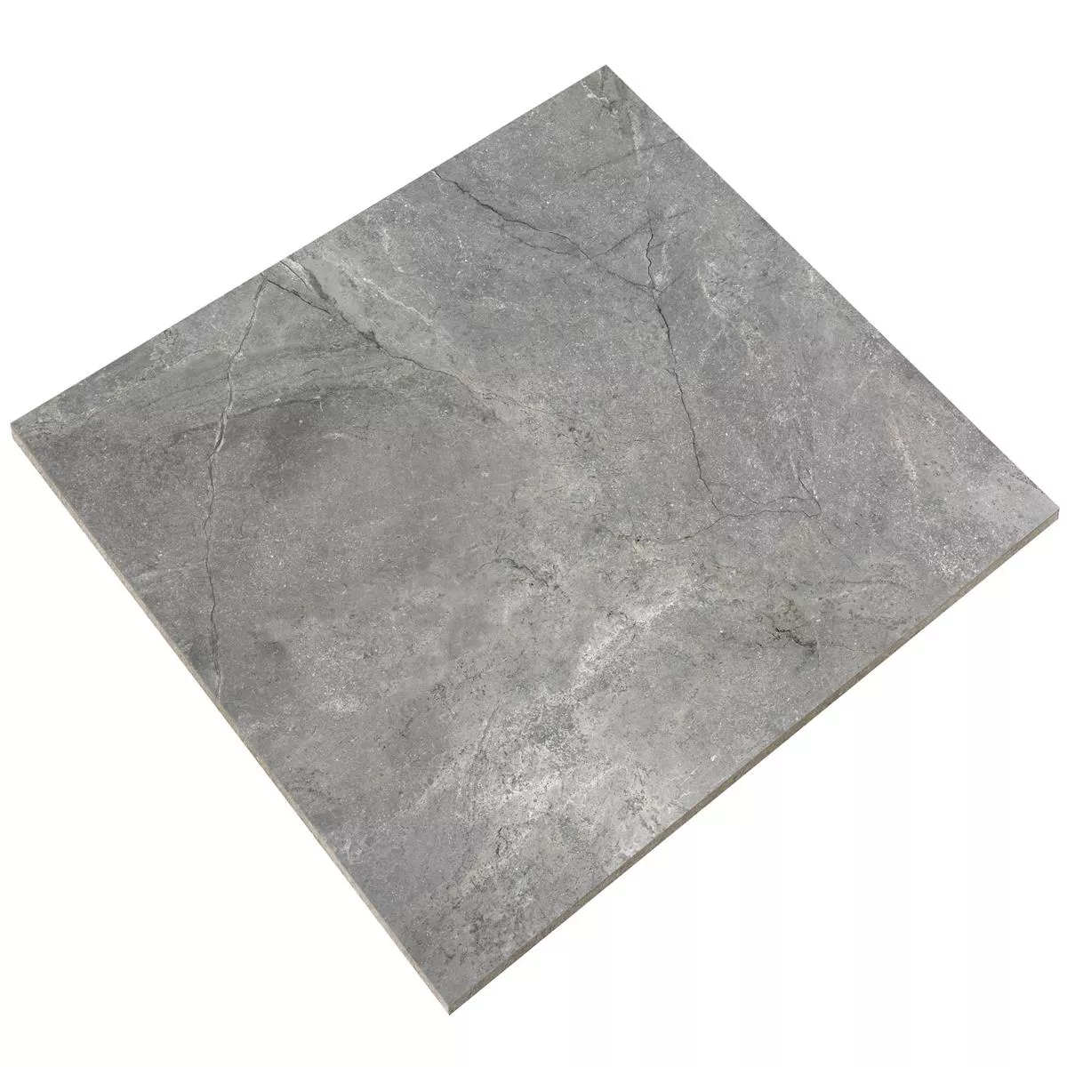 Bodenfliesen Pangea Marmoroptik Poliert Grau 120x120cm