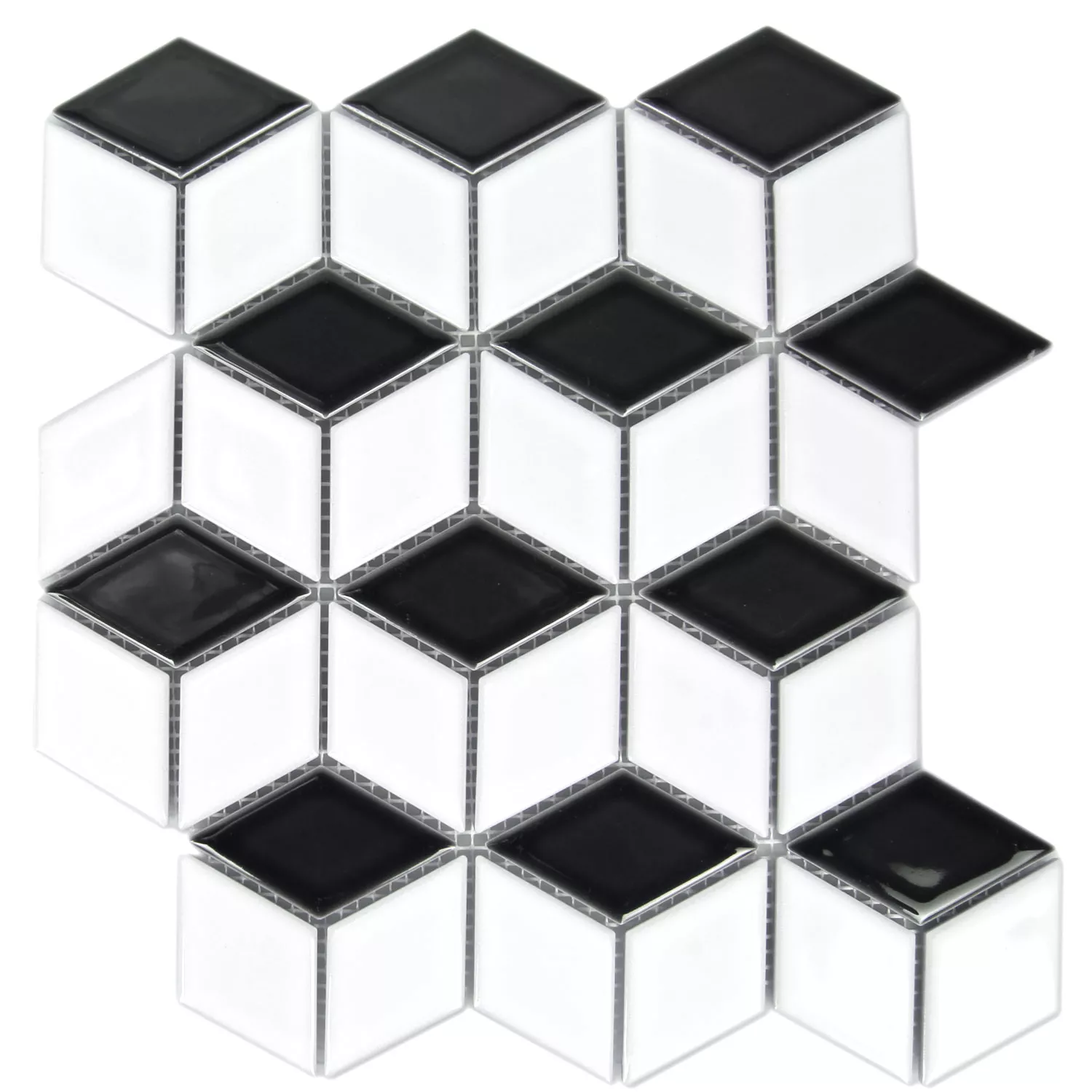 Céramique Mosaïque Kosmos 3D Cubes Brillant