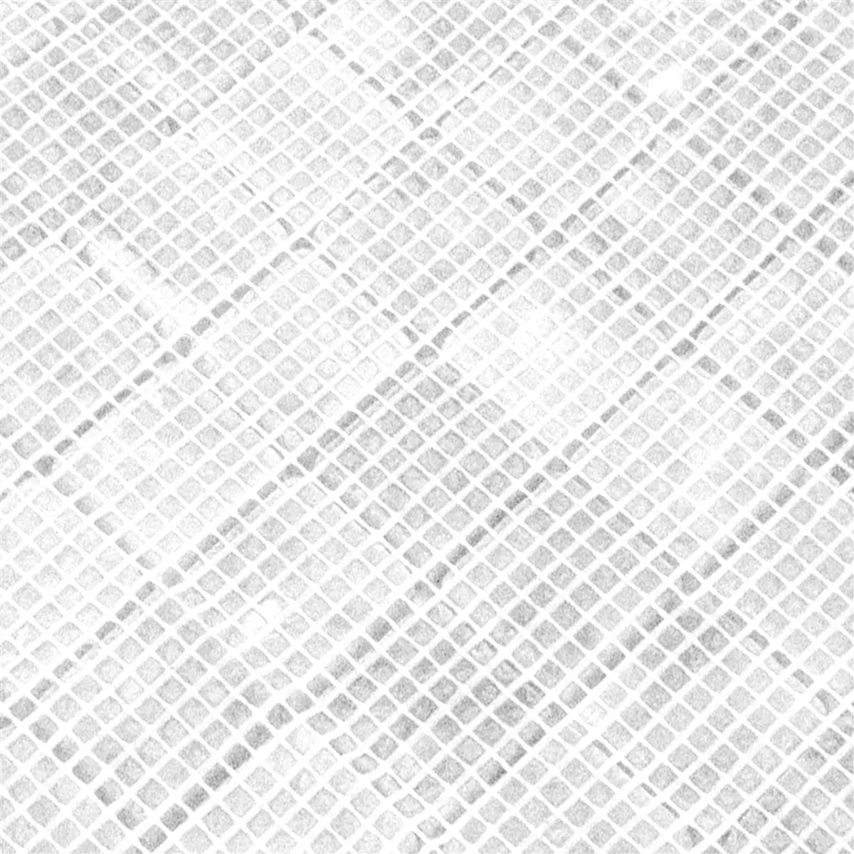 Muster von Marmor Naturstein Mosaik Fliesen Venantius Weiß