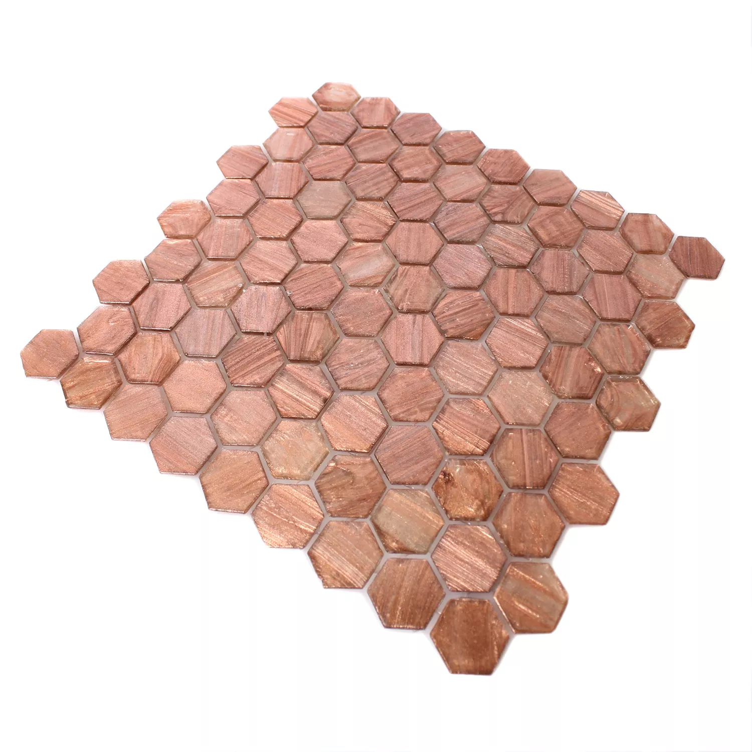 Mosaikfliesen Trend-Vi Glas Hexagonal 222