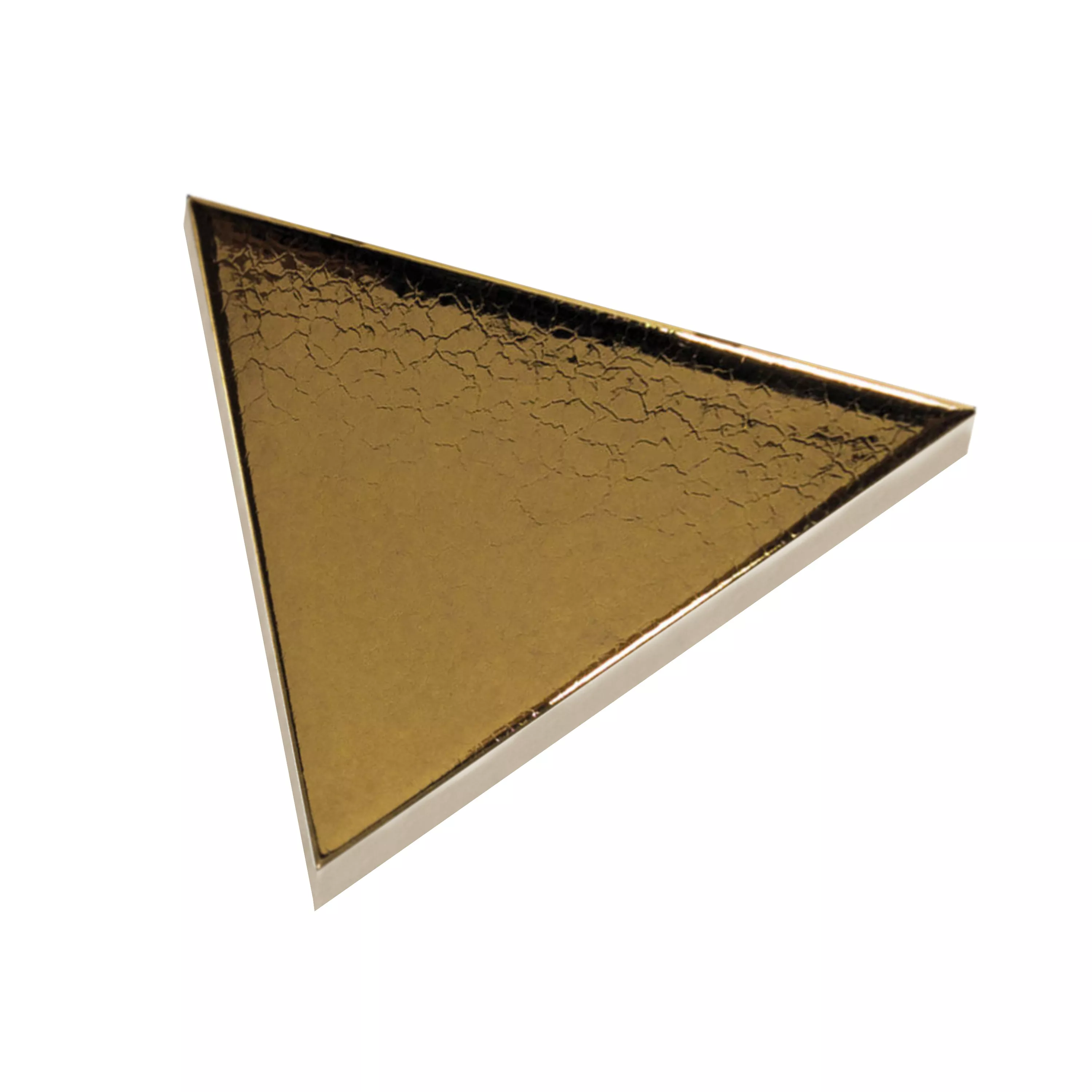 Wandfliesen Britannia Dreieck 10,8x12,4cm Gold