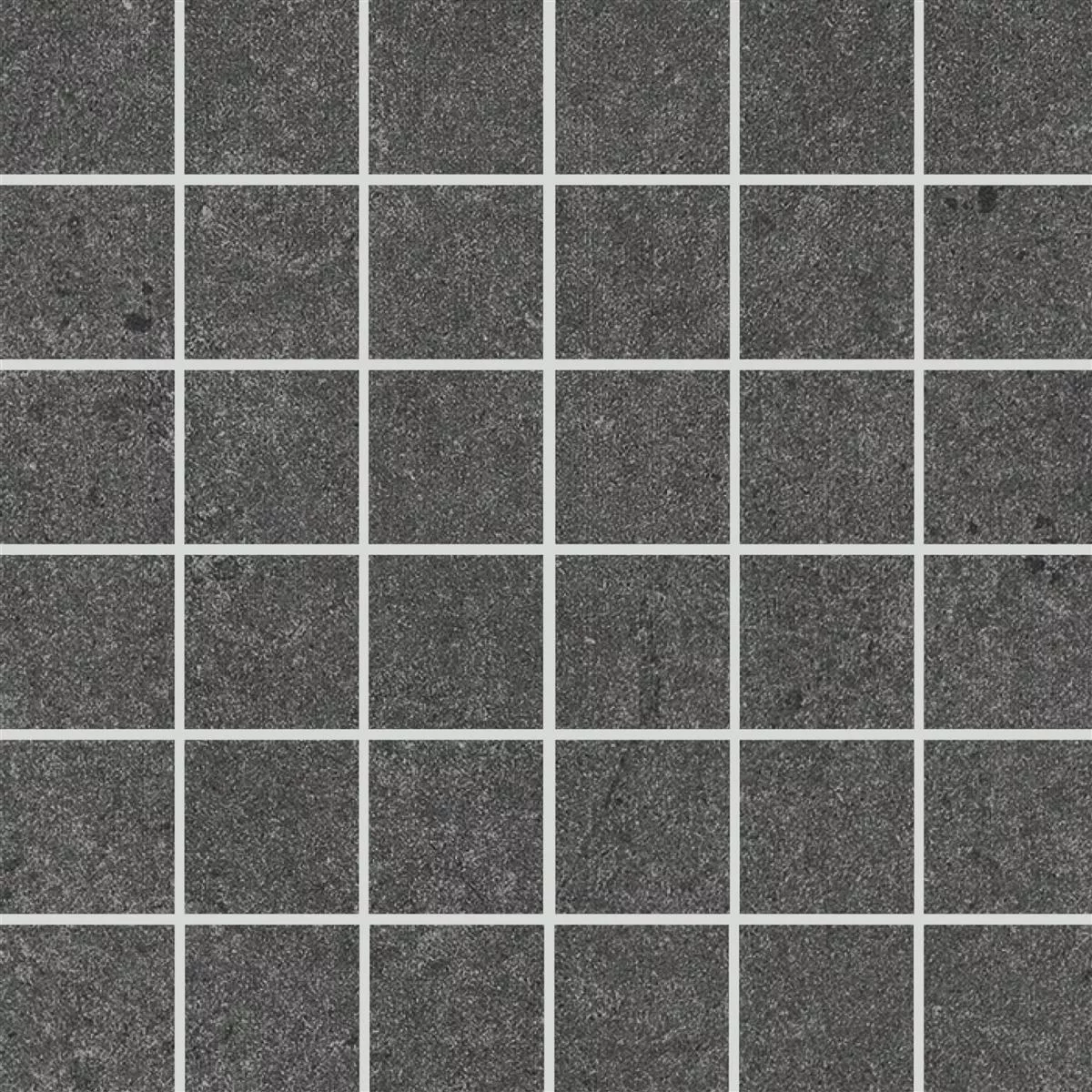 Mosaikfliese Zementoptik Nepal Slim Anthrazit