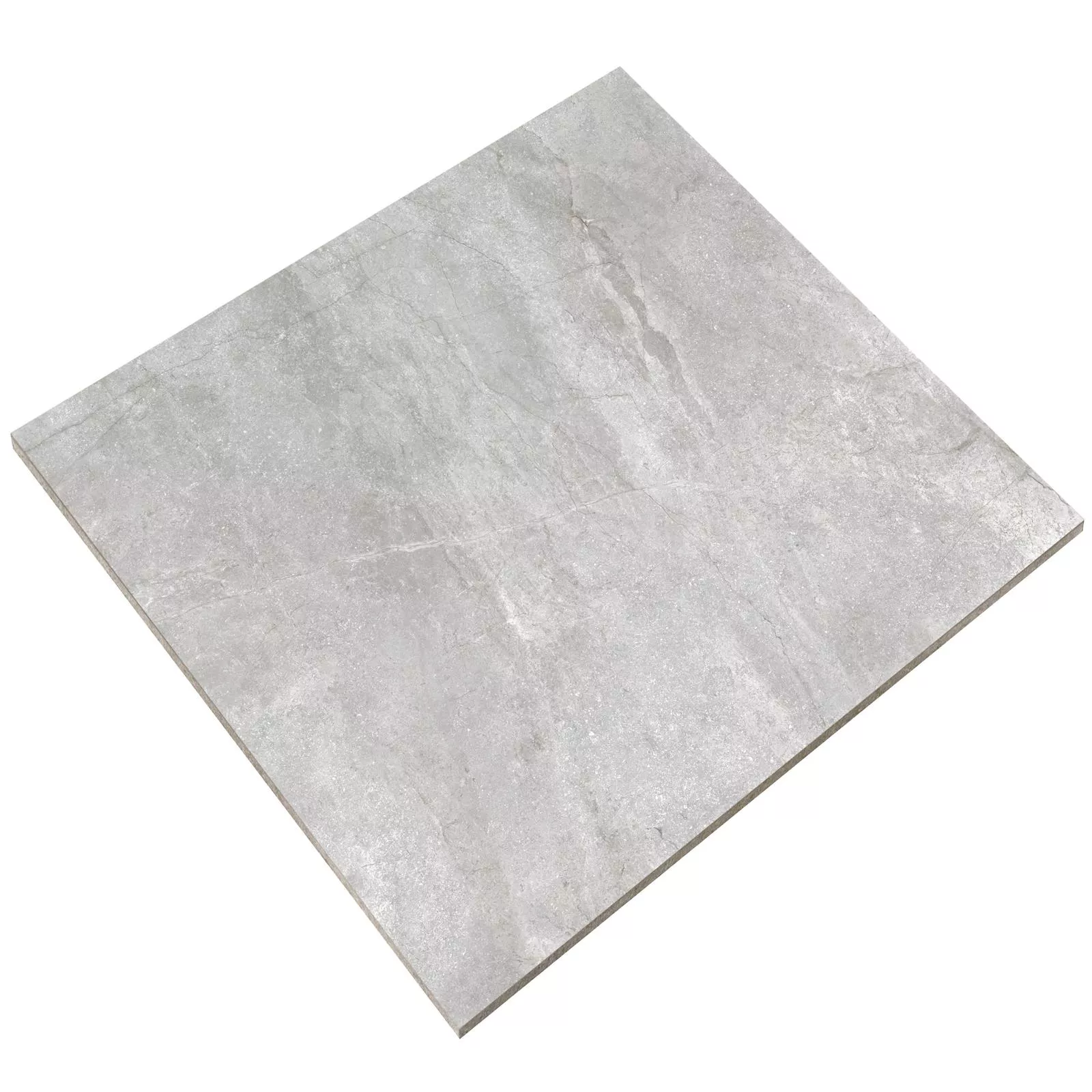 Bodenfliese Noiron Poliert Silber 60x60cm