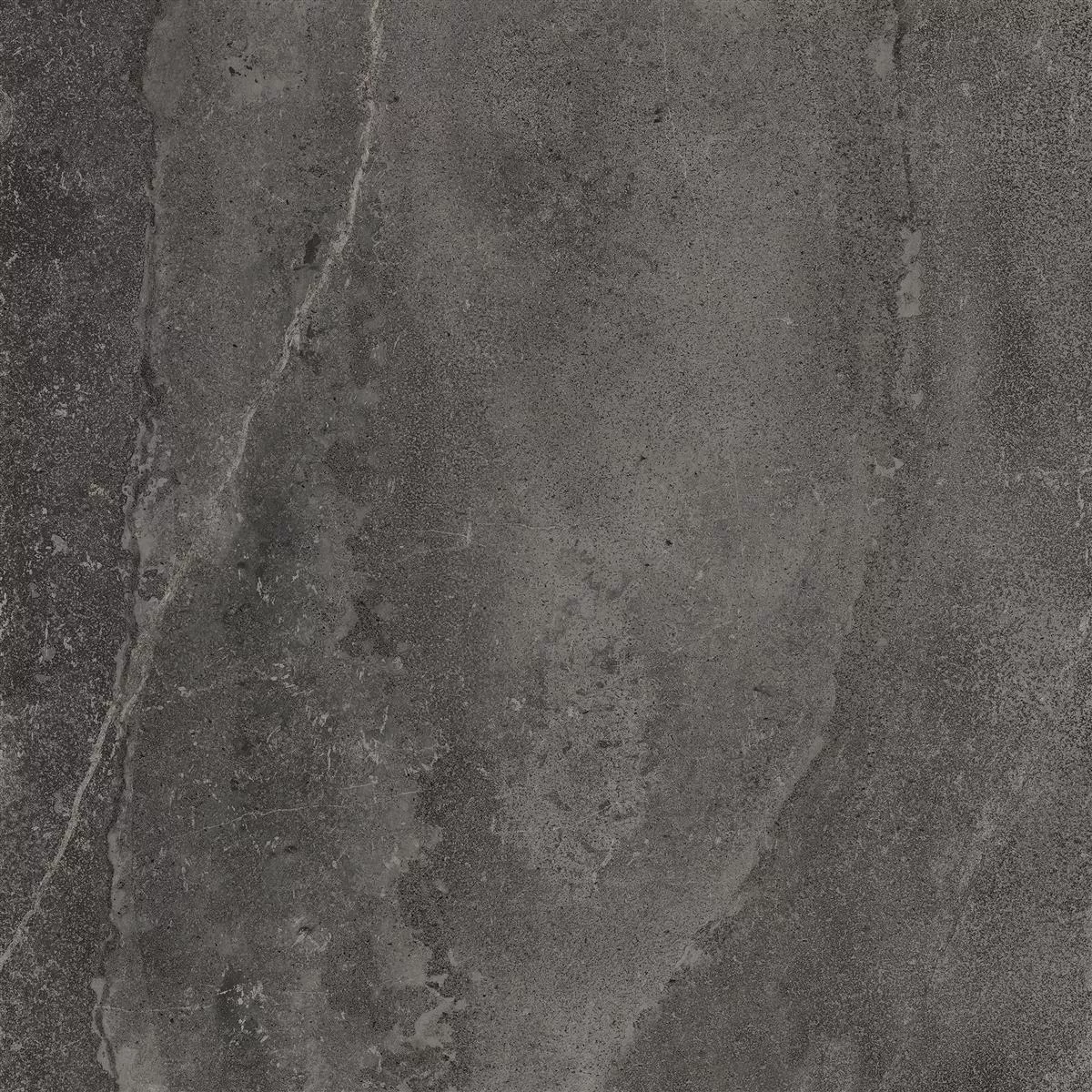 Terrassenplatten Detmold Natursteinoptik 60x60cm Anthrazit