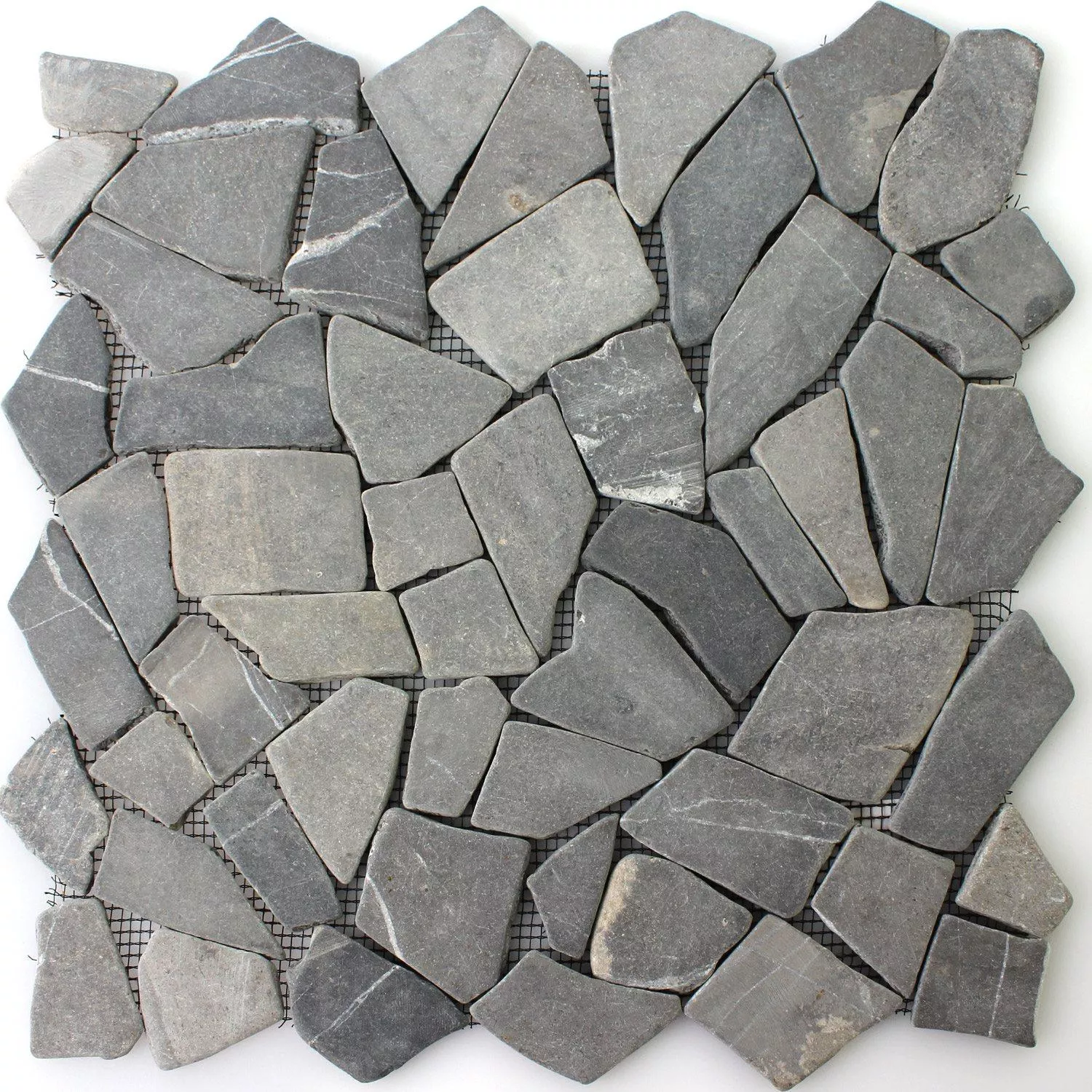 Mosaico Marmo Rotte Piastrelle Nero