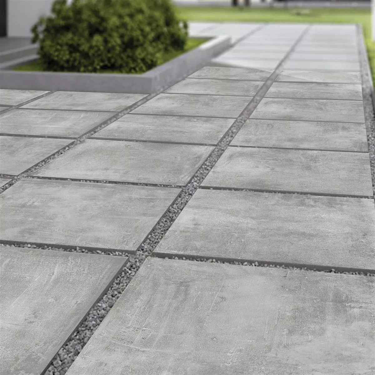 Terrassenplatte Betonoptik Sunfield Grau 60x60cm