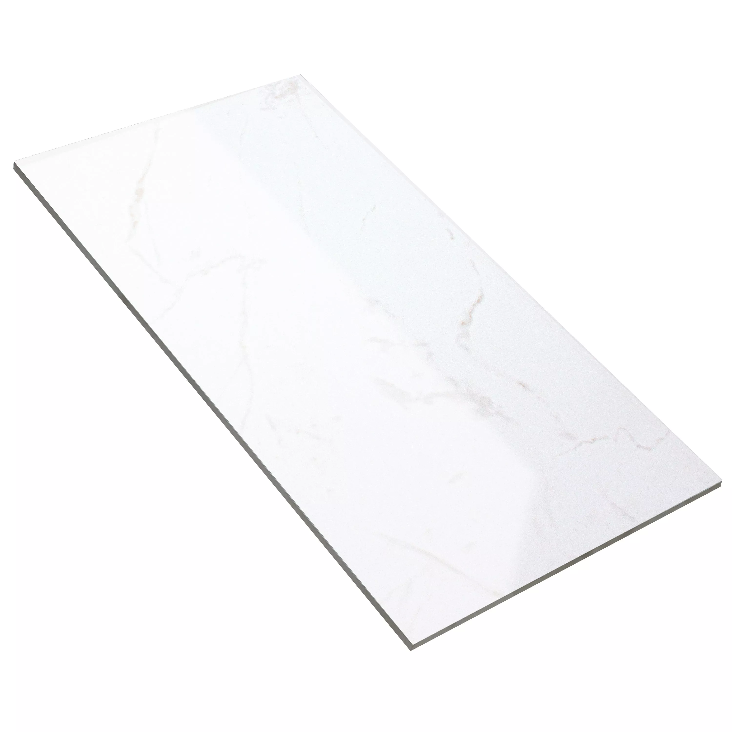 Campione Rivestimenti Bradfort Marmo Ottica Bianco Rettificato Lucida 30x60cm