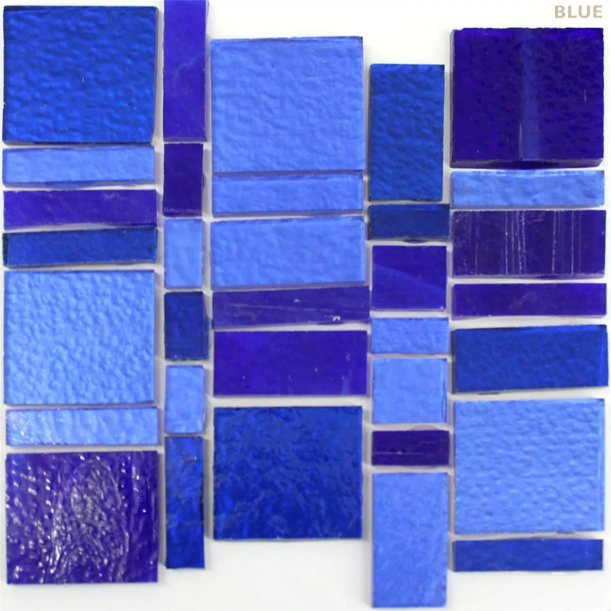 Glas Fliesen Trend Recycling Mosaik Liberty Blue