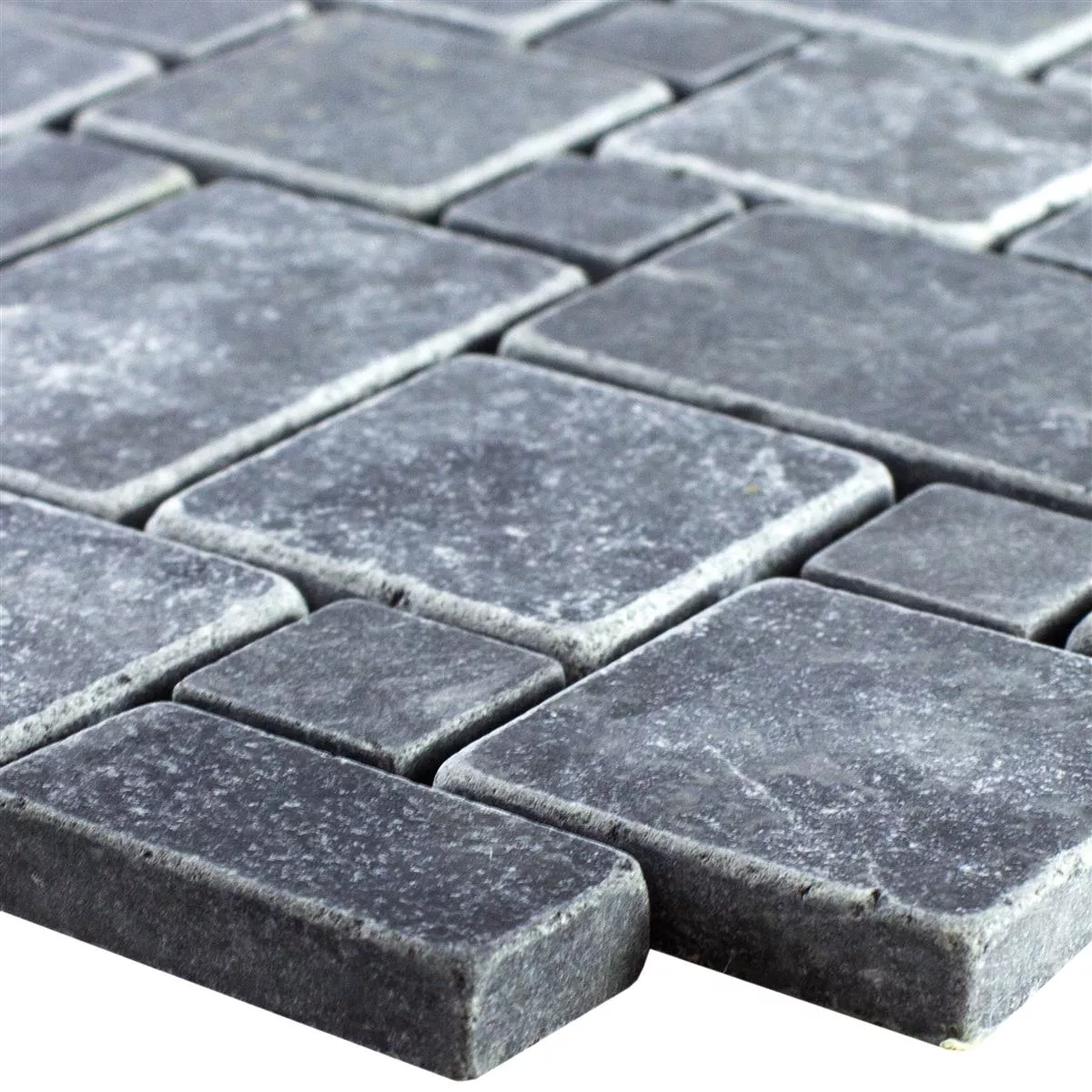 Naturstein Marmor Mosaikfliesen Kilkenny Schwarz