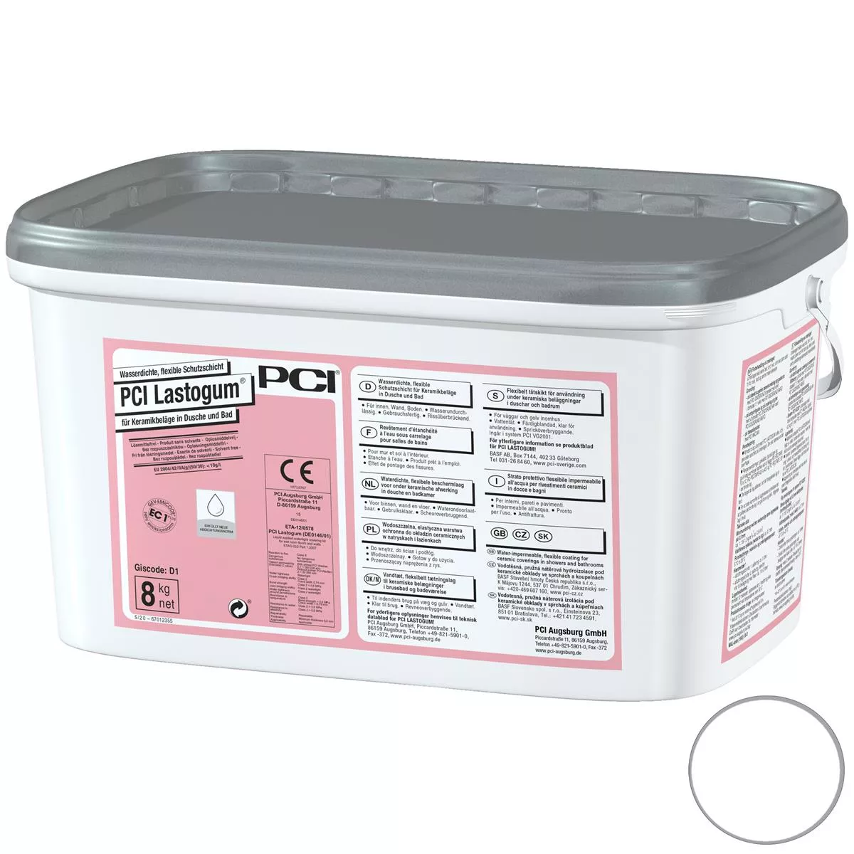 PCI Lastogum Wasserdichte Flexible Schutzschicht Weiß 8KG