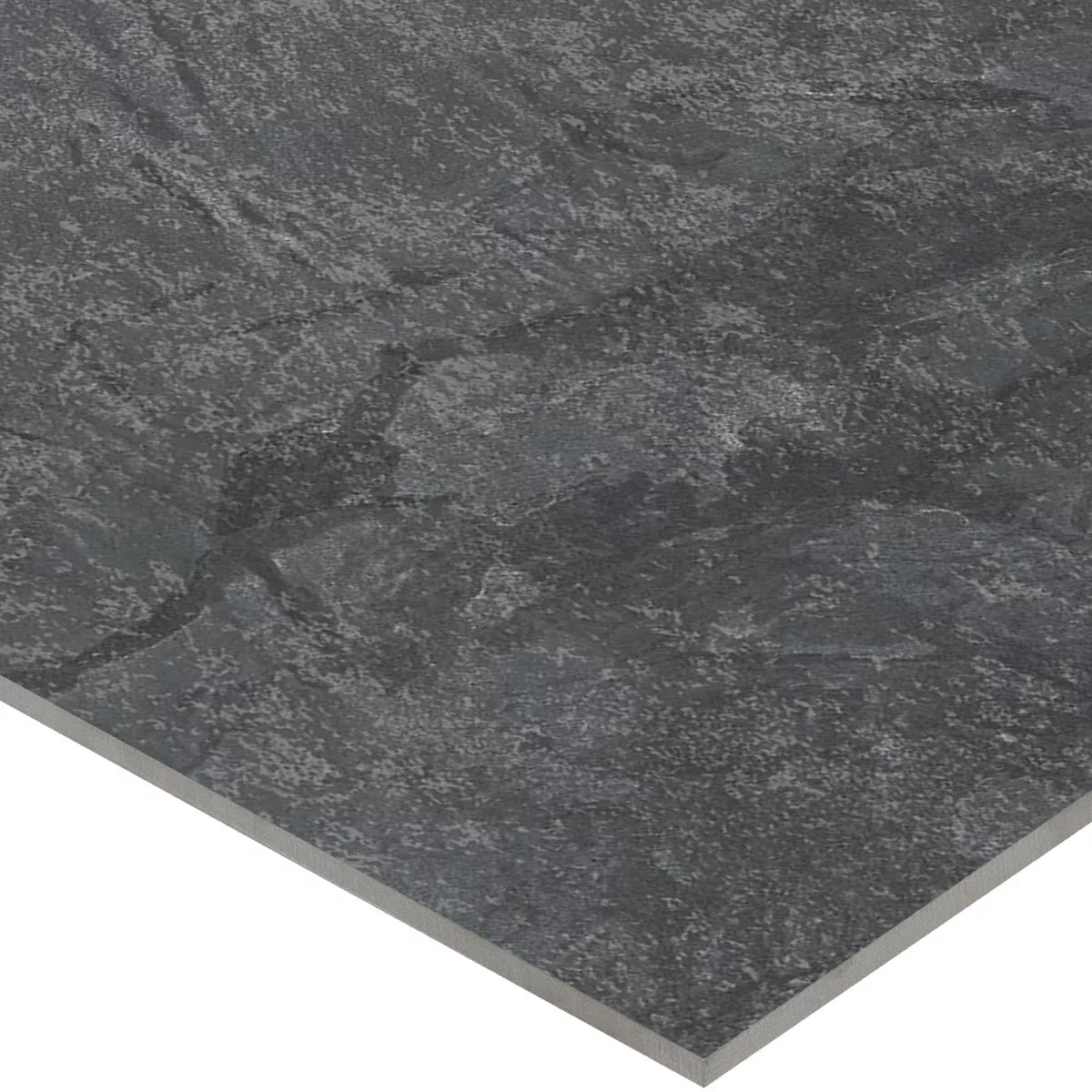 Carrelage Sol Et Mur Cortina Optique En Béton Mat Gris Foncé 60x120cm