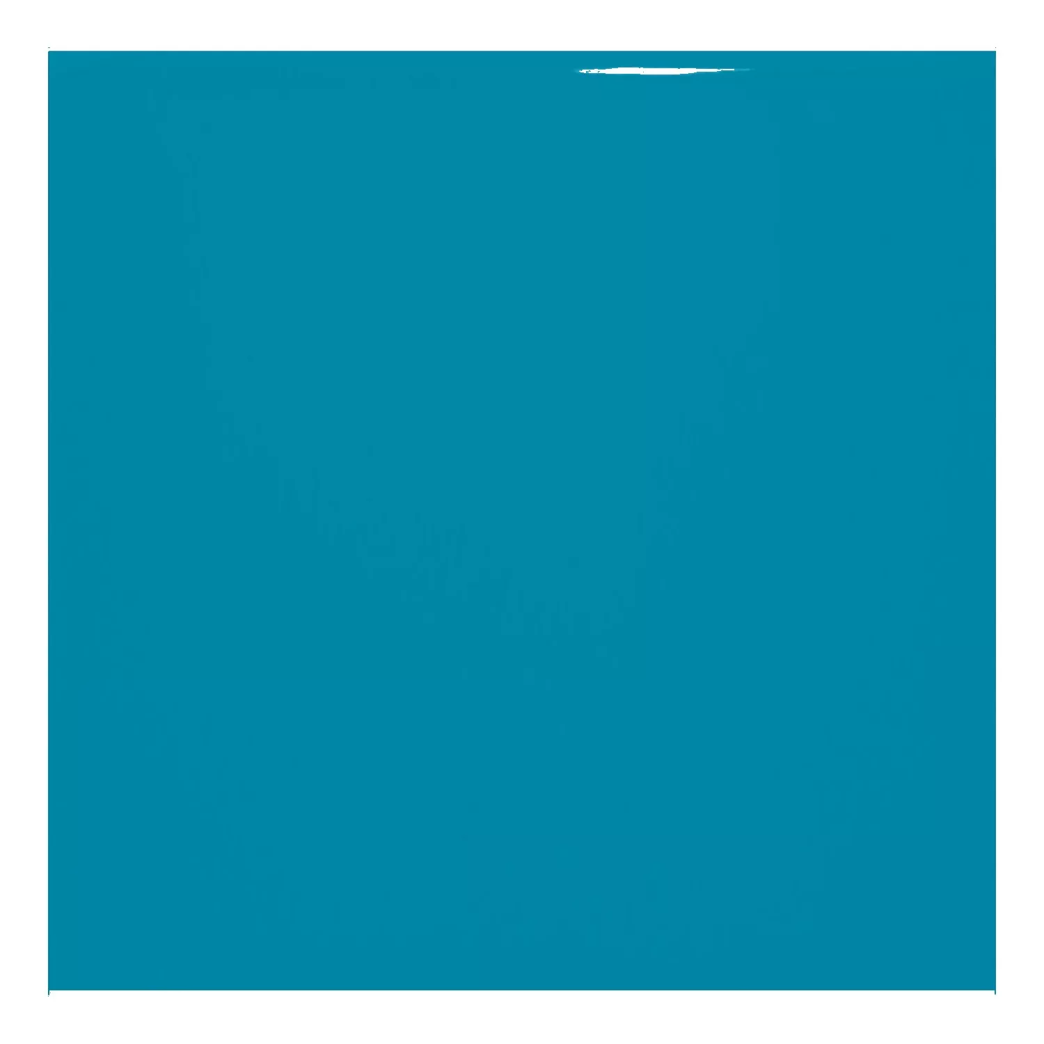 Metrofliese Türkis Glänzend 10x10 cm Ohne Facette Freyburg Aqua Blue