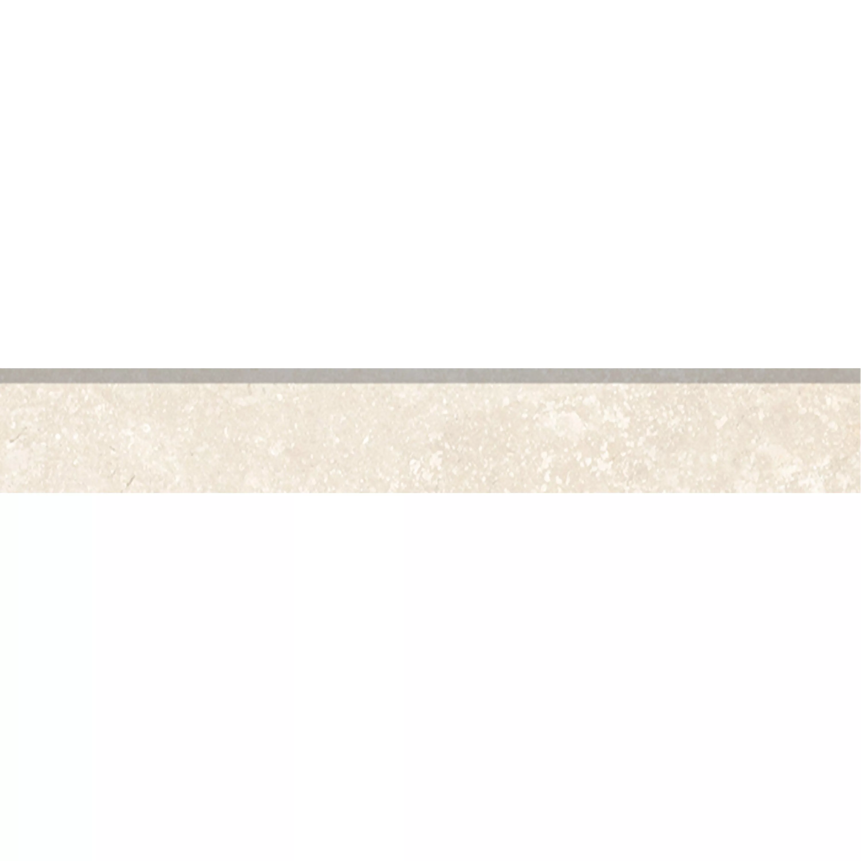 Piastrelle Pangea Marmo Ottica Opaco Cream Battiscopa 7x60cm