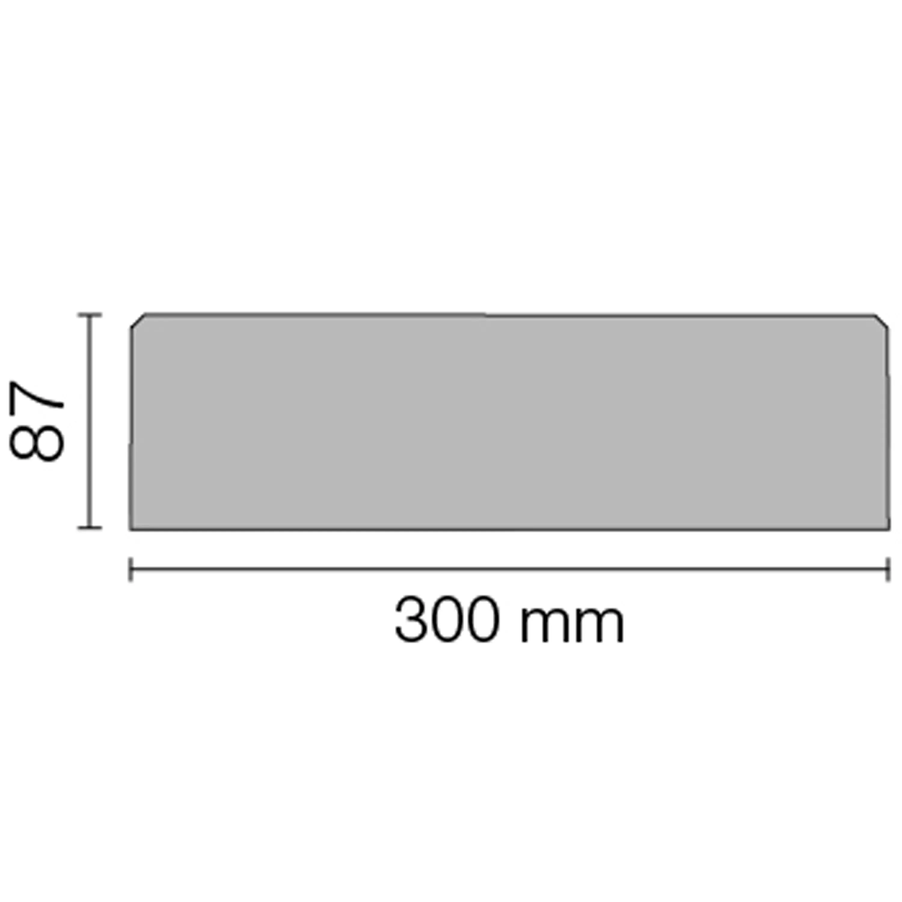 Nischen Wandablage Schlüter Rechteck 30x8,7cm Curve Graphite