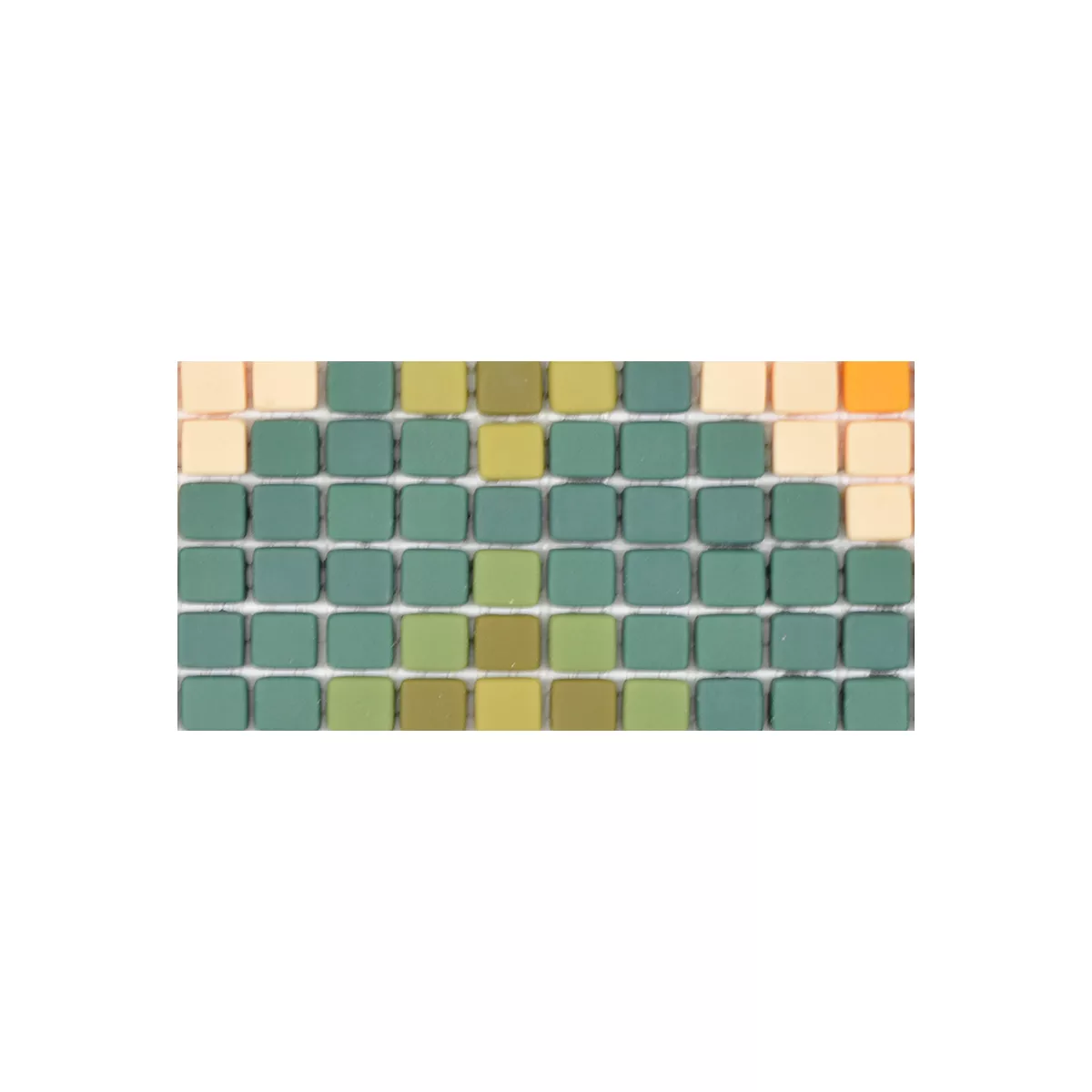 Campione Mosaico Di Vetro Piastrelle Haramont Verde