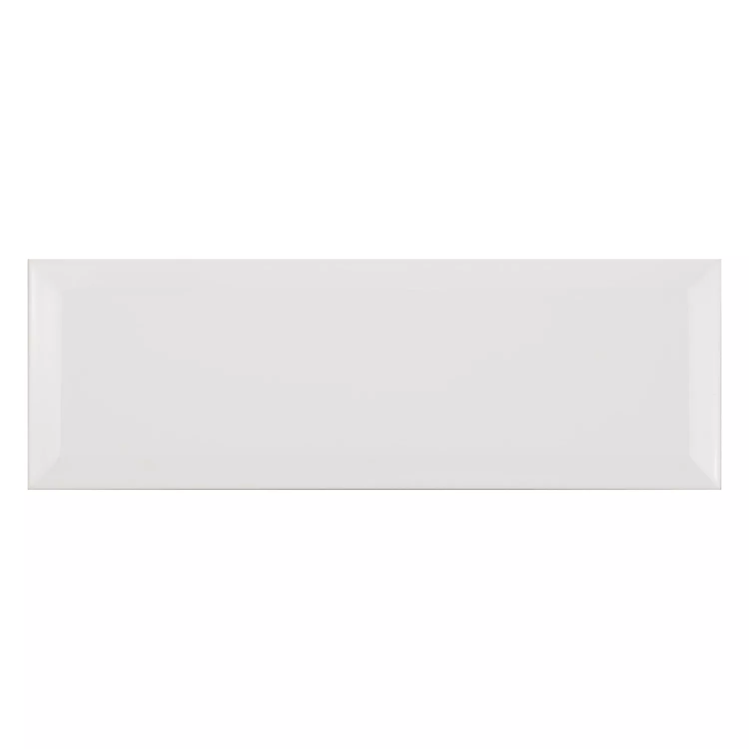 Metrofliese Weiß Matt 10x30 cm Facette El Paso Blanco