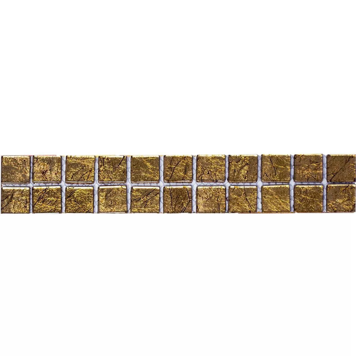 Mosaico Di Vetro Piastrelle Confine Artist Oro Q23