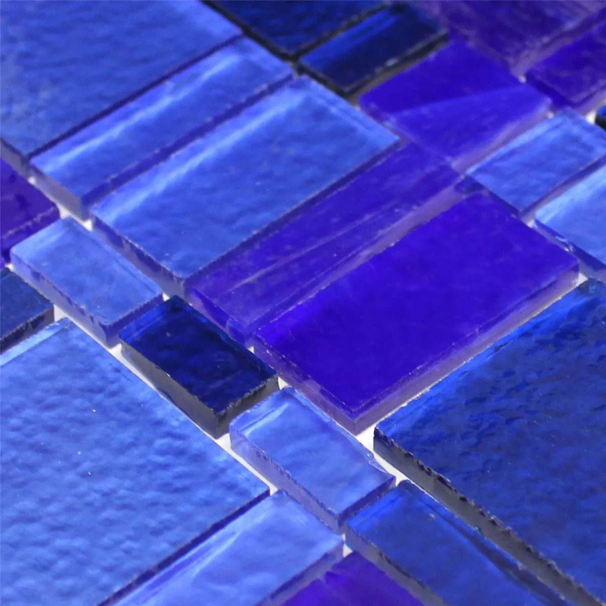 Glas Fliesen Trend Recycling Mosaik Liberty Blue