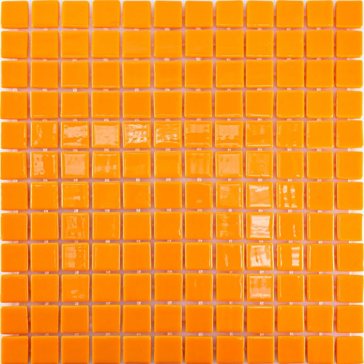 Glas Pool Schwimmbad Mosaik Pixley Orange