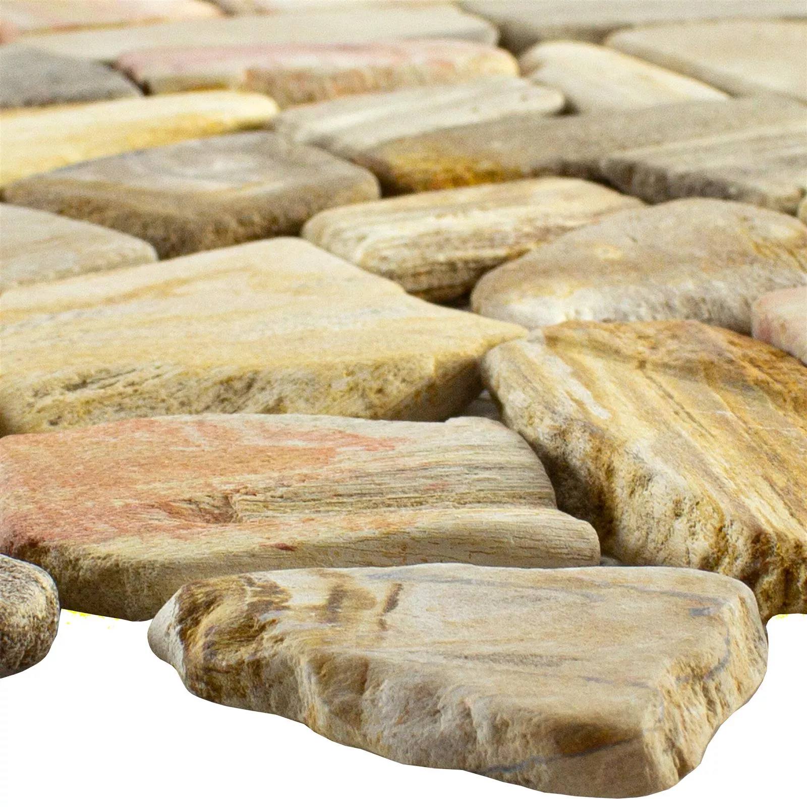 Marmor Bruch Mosaikfliesen Erdenet Braun Beige Marmor Bruch Mosaikfliesen Erdenet Braun Beige