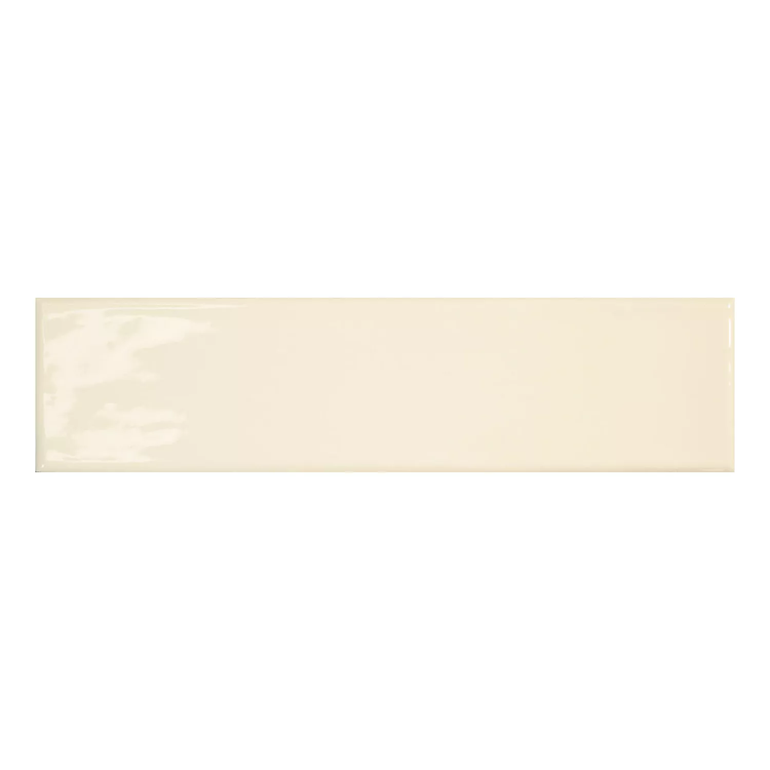 Capena Beige Brillant Rustique 7,5x30 cm Hueso