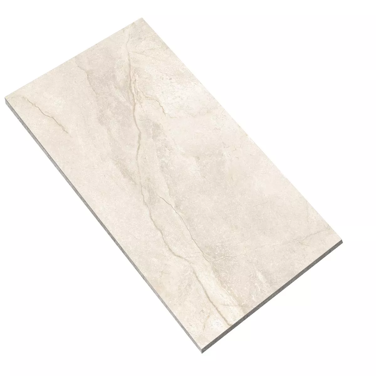 Carrelage Sol Et Mur Pangea Marbre Optique Poli Brillant Cream 60x120cm