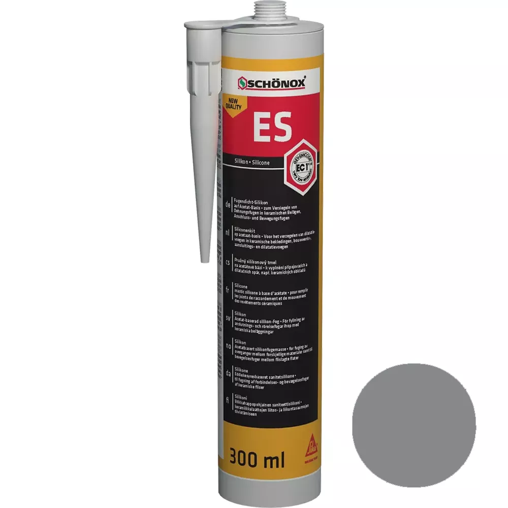 Schönox ES Platingrau Fugendicht- Silikon (300ml) Schönox ES Platingrau Fugendicht- Silikon (300ml)