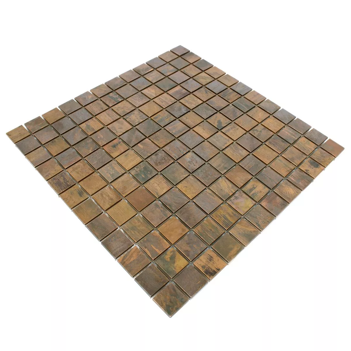Muster von Metall Kupfer Mosaikfliesen Myron Quadrat