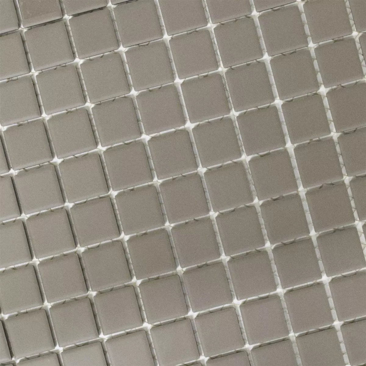 Muster von Keramikmosaik Miranda Rutschhemmend Grau Unglasiert Q25