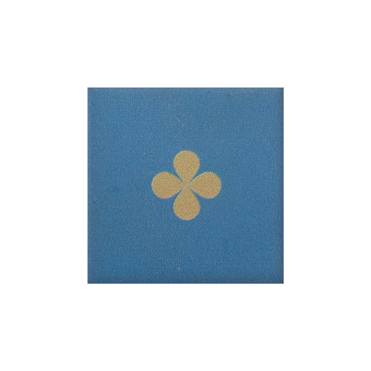 Gres Porcellanato Piastrelle Genexia Decor Blu Rosone 4,6x4,6cm