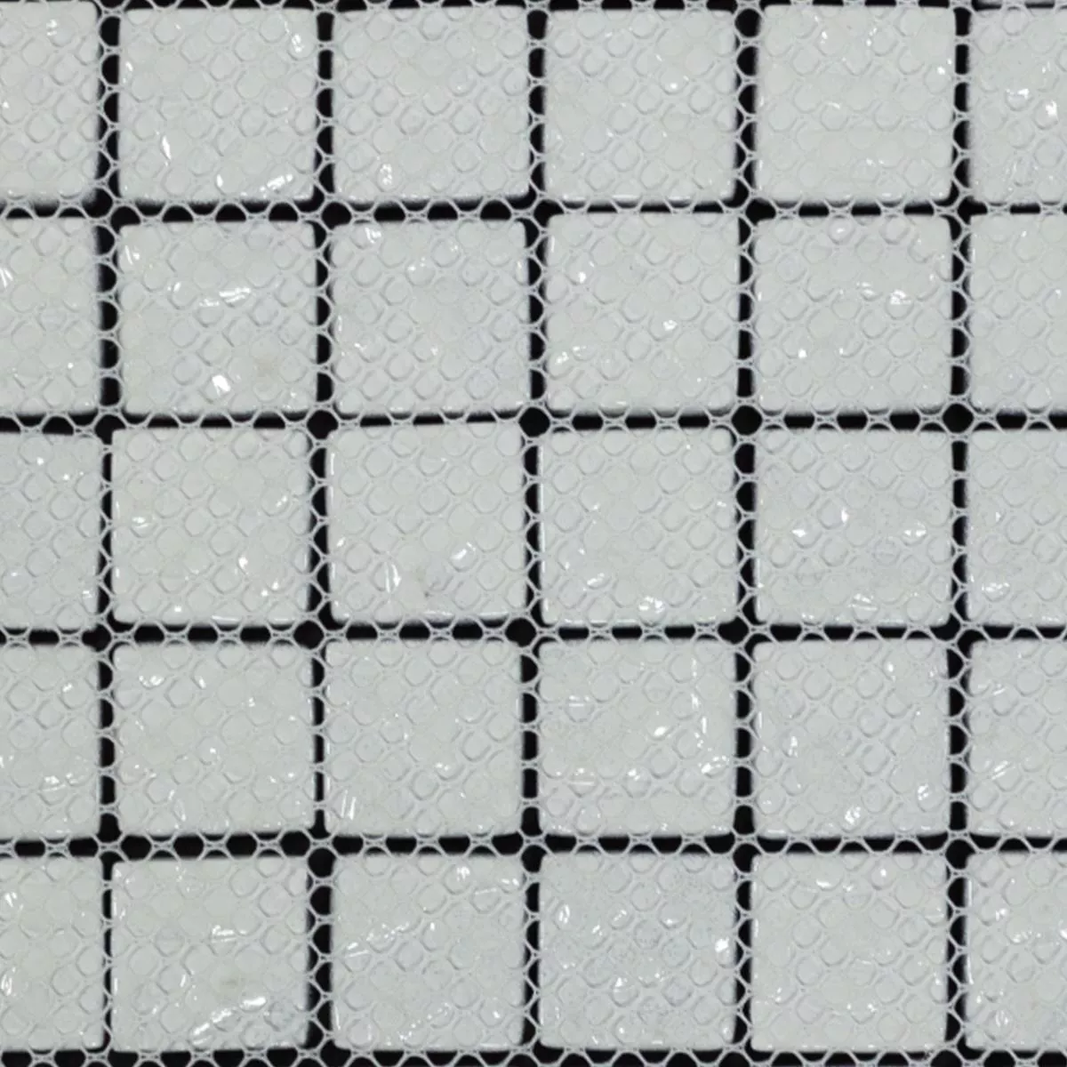 Mosaico Di Vetro Piastrelle Aquatic Argento