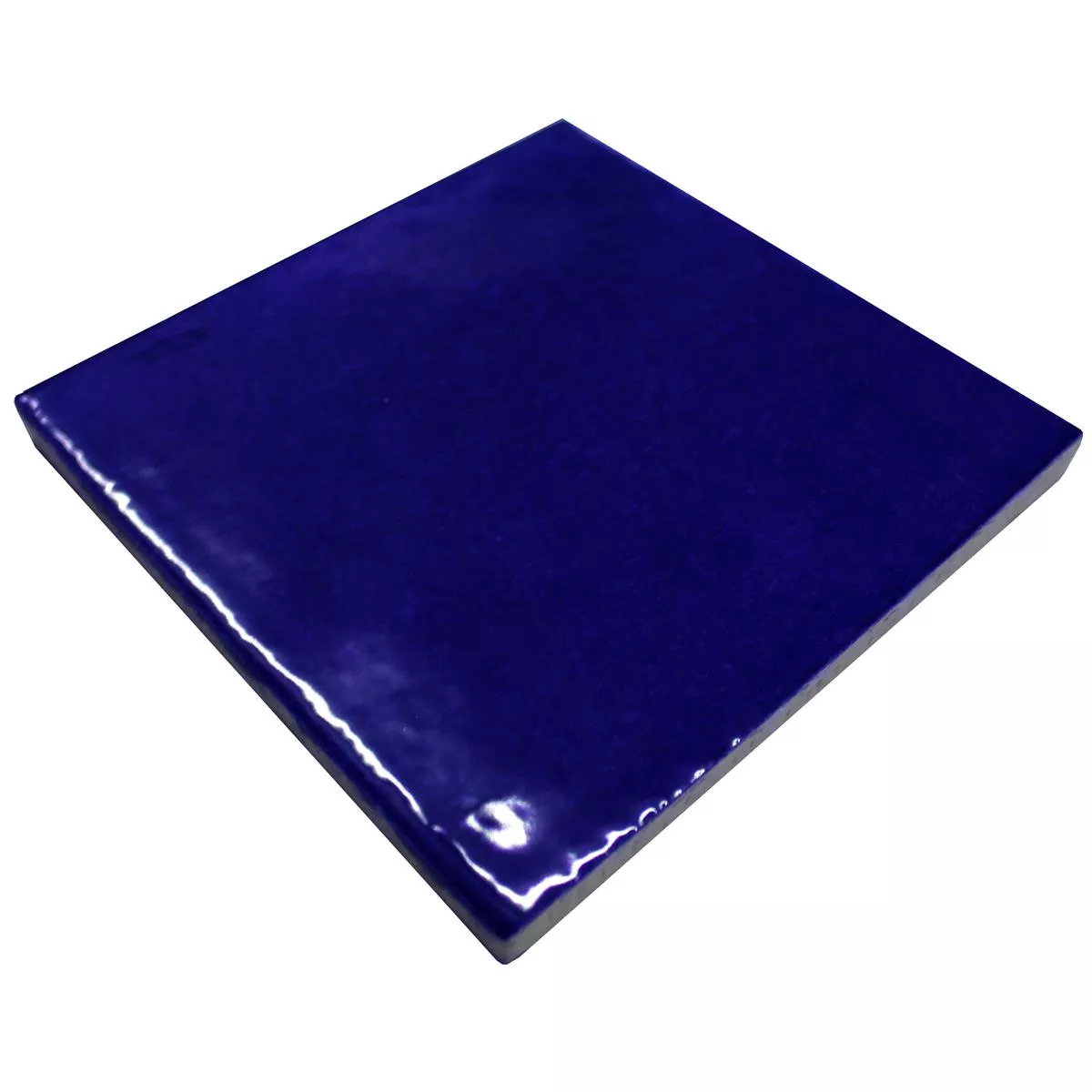 Wandfliese Rebecca Gewellt Blau 16,2x16,2cm